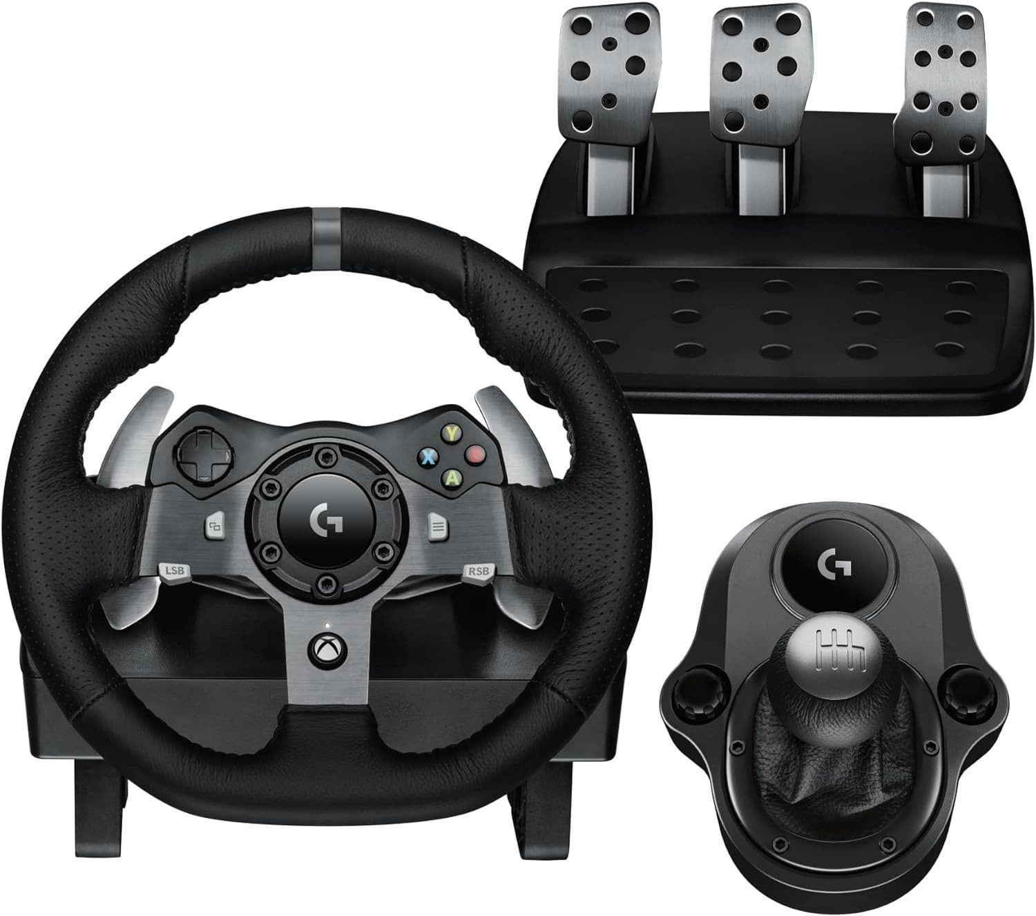 Logitech G G920 Xbox PC Lenkrad mit Schaltung und Pedalen Gaming-Lenkrad