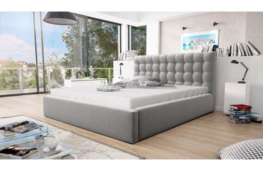 JVmoebel Bett King Size Bett Chesterfield Betten modernes Doppelbett Sofort (1-tlg., Bett), Made in Europa