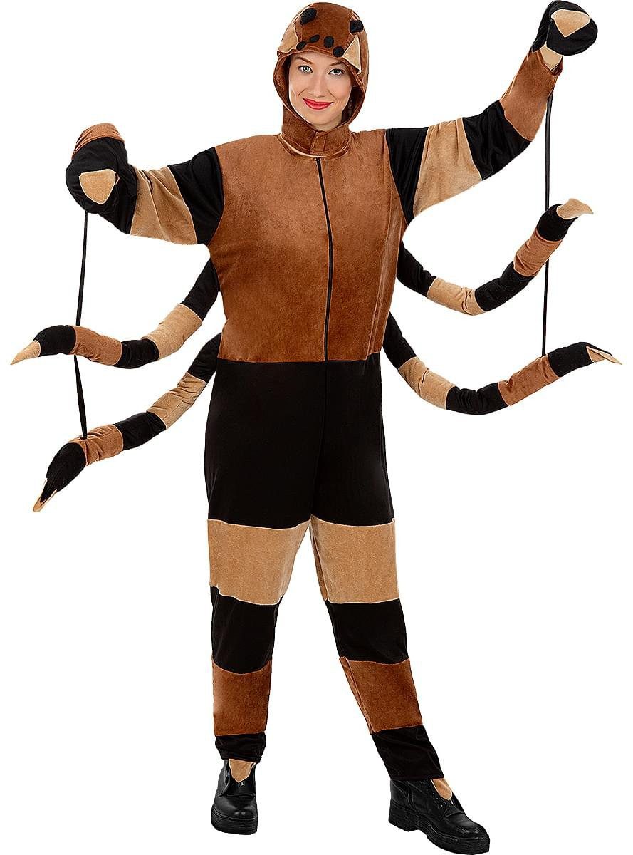 Funidelia Kostüm Spinnen Kostüm, Gemütlicher Kapuzenoverall für Spinnenfreu günstig online kaufen