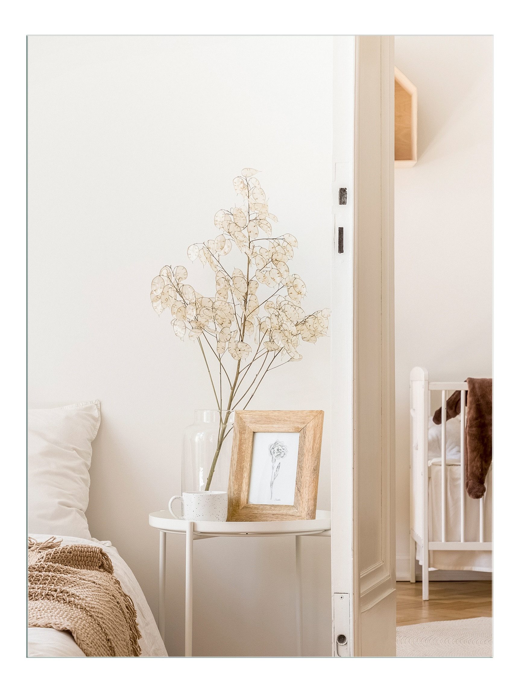 Bilderdepot24 Spiegel rechteckig Badspiegel klein Wandspiegel ohne Rahmen (1-St., Spiegel inklusive Spiegelblechaufhängung + Z-Haken + PVC-Wandpuffer), Schlafzimmer moderner Flurspiegel rahmenlos Schminkspiegel