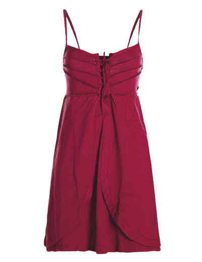 Vishes Sommerkleid Damen Babydoll-Kleid Tunika-Kleid Sommerkleid verstellbare Träger Hippie, Elfen Sytyle