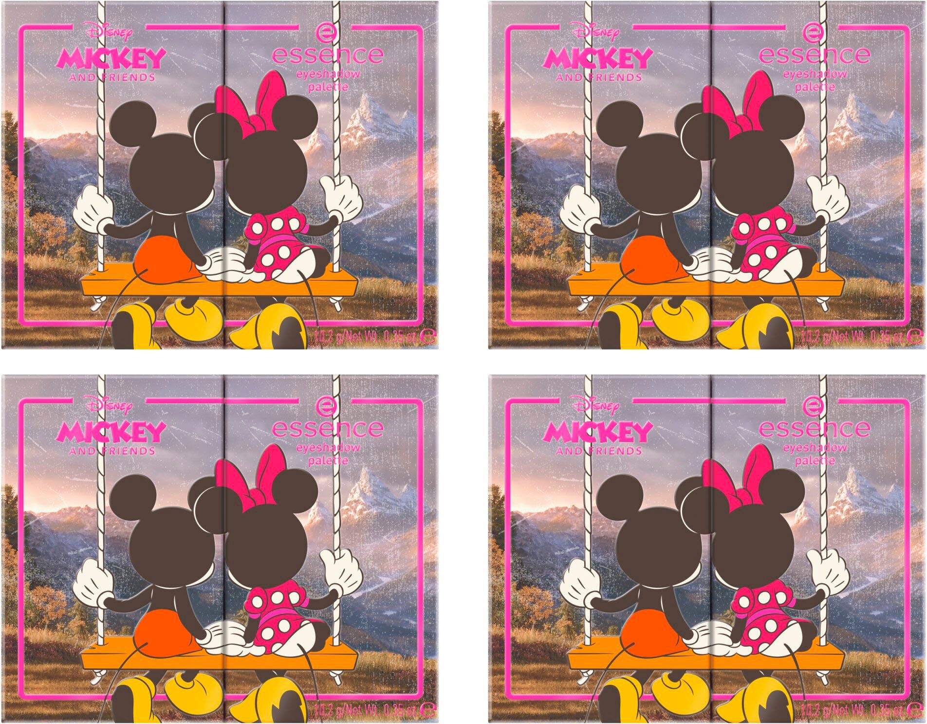 and eyeshadow Lidschatten-Palette Looks Friends Disney für Essence abwechslungsreiche Mickey Augen-Make-Up palette,