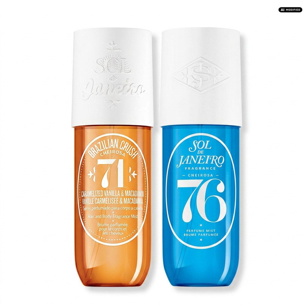 Sol de Janeiro Gesichts- und Körperspray Sol de Janeiro Cheirosa 71 und 76 Body Mist Duft Duo, Zwei ikonische Cheirosa Düfte in einem harmonischen Duft Duo