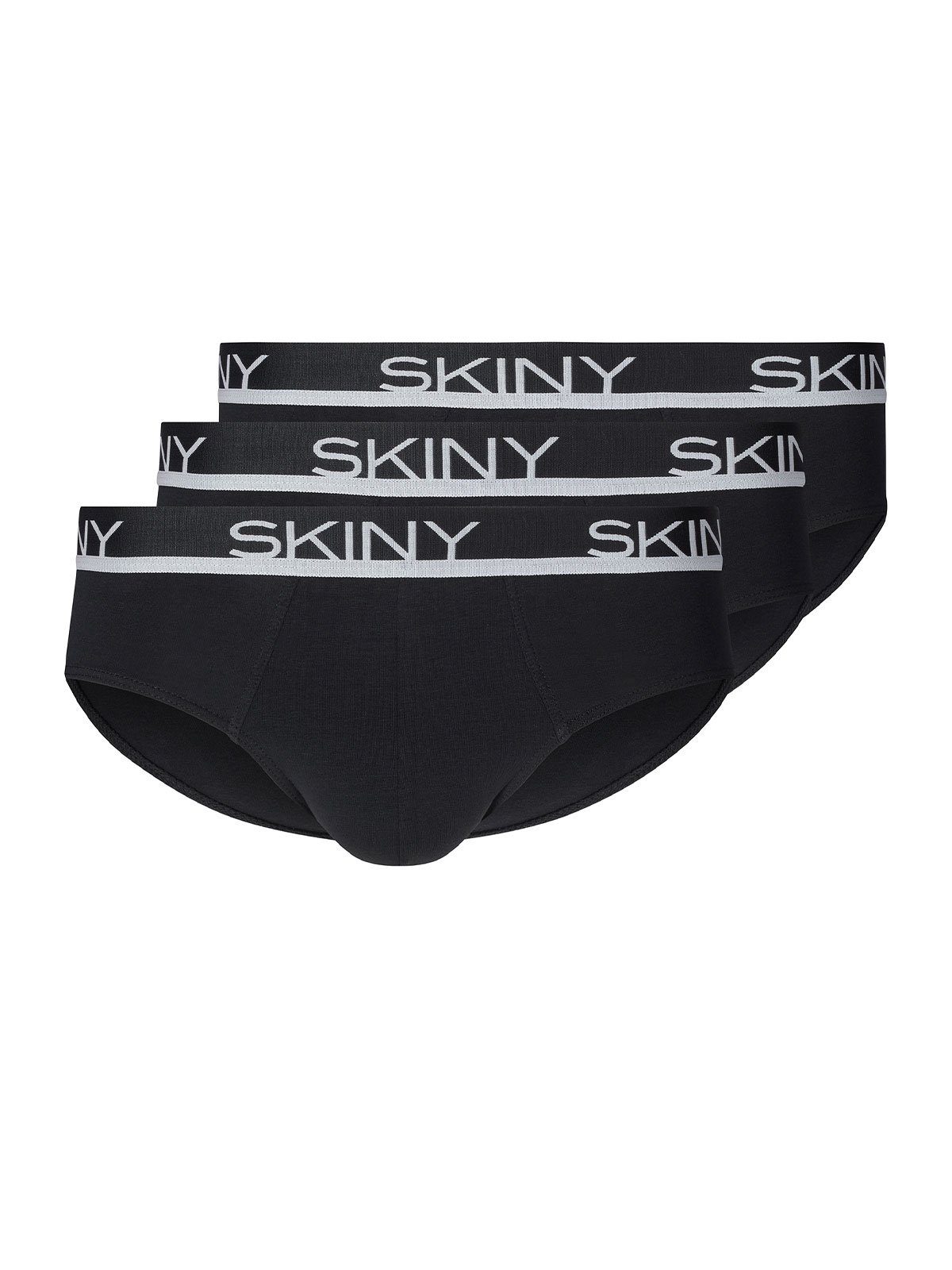 Skiny Slip Herren Brasil Slip 3er Pack Cotton Multipack (Packung, 3-St) biologisch abbaubar