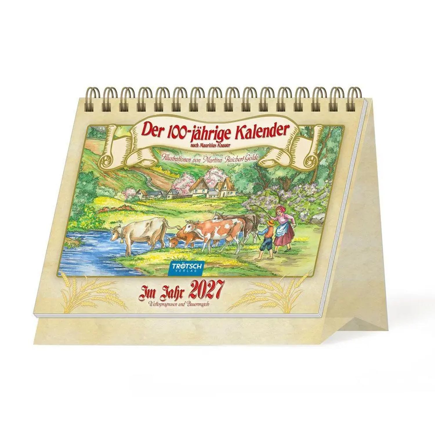 Trötsch Verlag Wandkalender TRÖTSCH - Aufstellkalender Der 100-jährige Kalender 2027