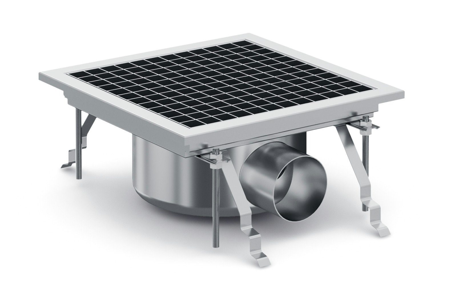 CHEFGASTRO® Bodenablauf Edelstahl Bodenablauf 300, HxBxT 19,5x30x30cm, Quadratisch Ablaufrinne