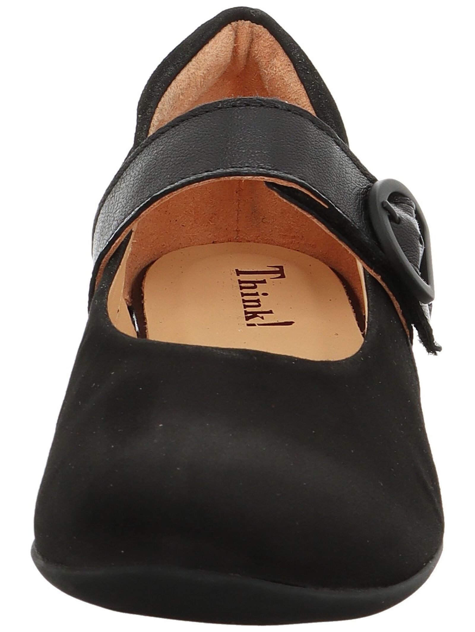 Think! Think! Ballerinas Leder Riemchenballerina