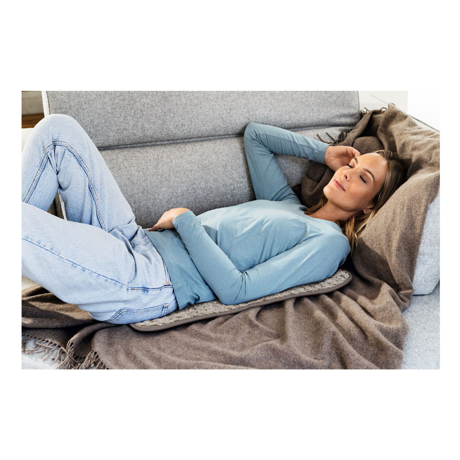 BEURER Heizkissen HK 123 XXL Nordic, 3 Stufen, 60 x 30 cm, 100 Watt, Abschaltautomatik, Schalter abnehmbar