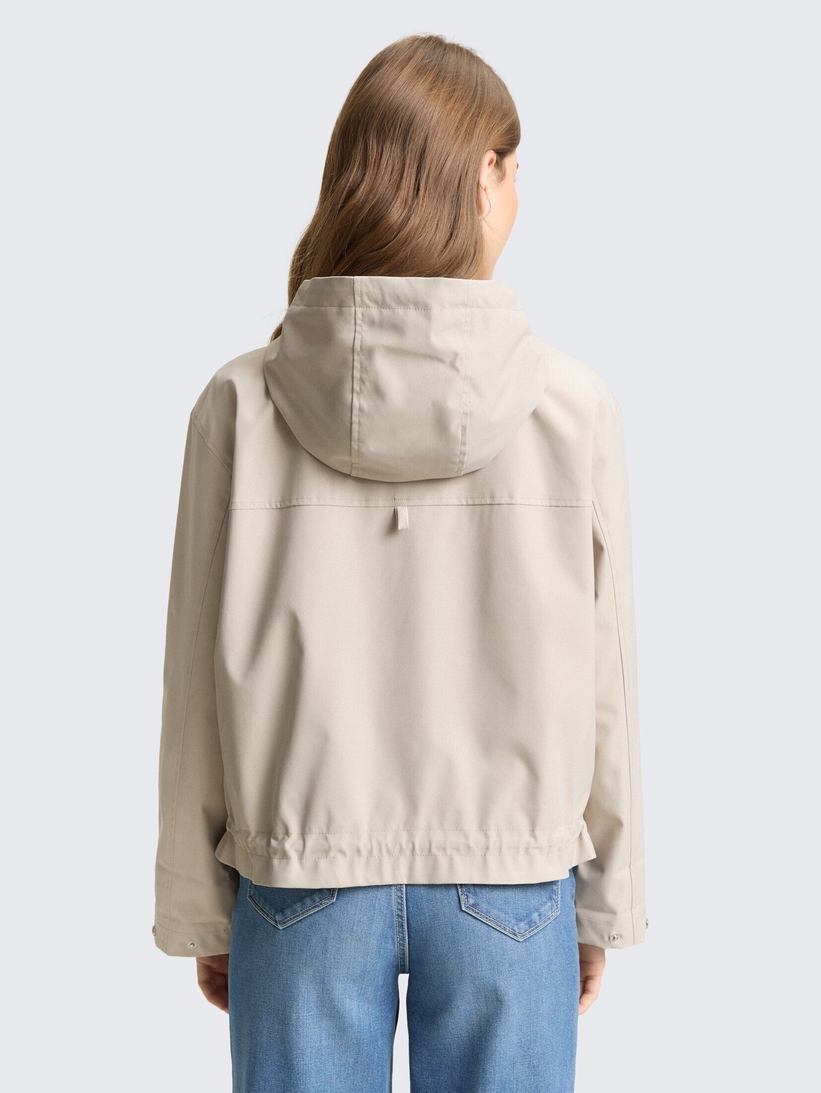 TOM TAILOR Denim Sommerjacke Jacken Ultralight Short Parka aus wasserabweisendem Material