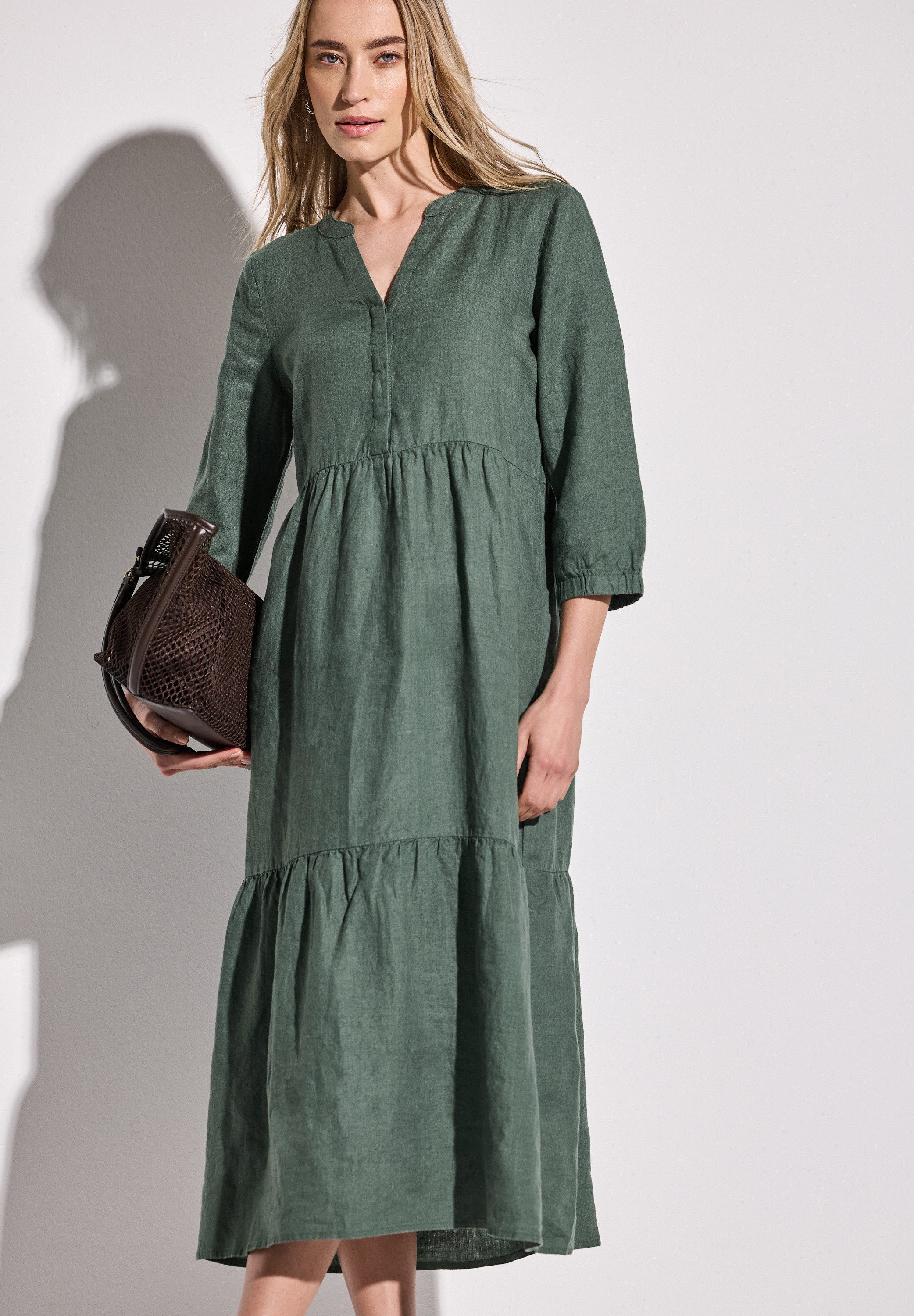 STREET ONE Midikleid mit Volants günstig online kaufen