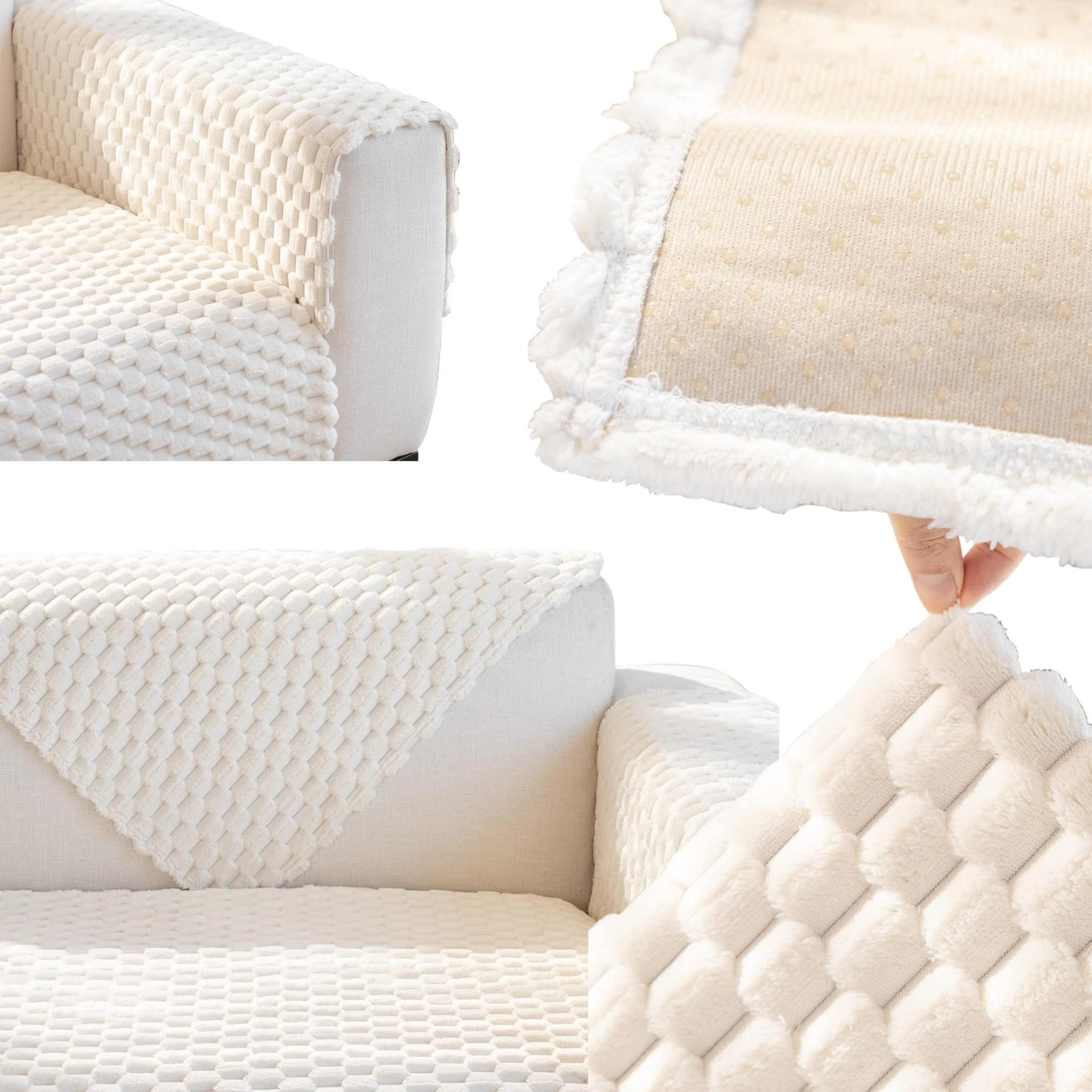 LA CUTE Tagesdecke Rutschfester Sofabezug Velours günstig online kaufen