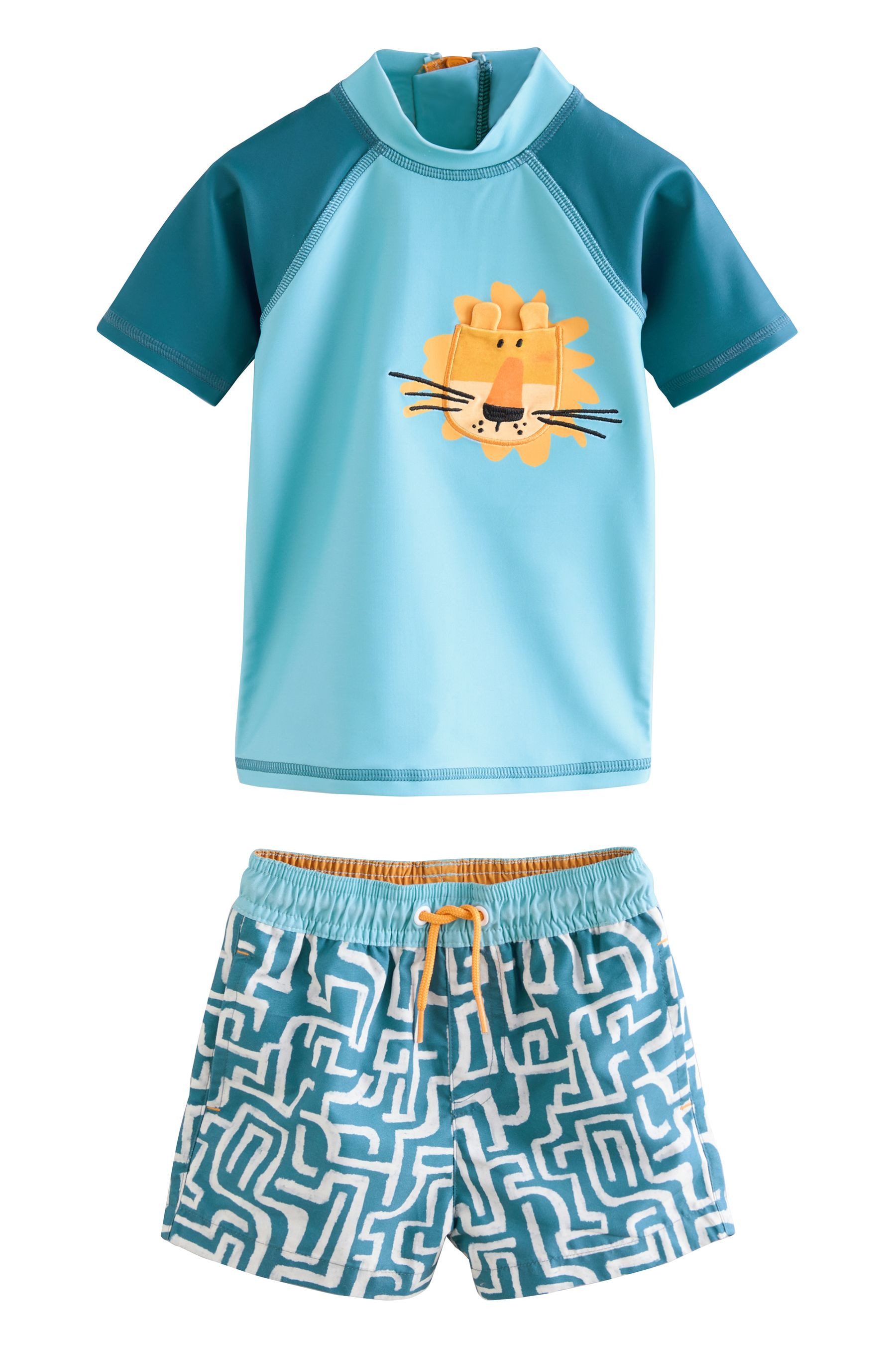 Next Badeanzug Rash-Set mit Trägertop und Shorts (2-St)