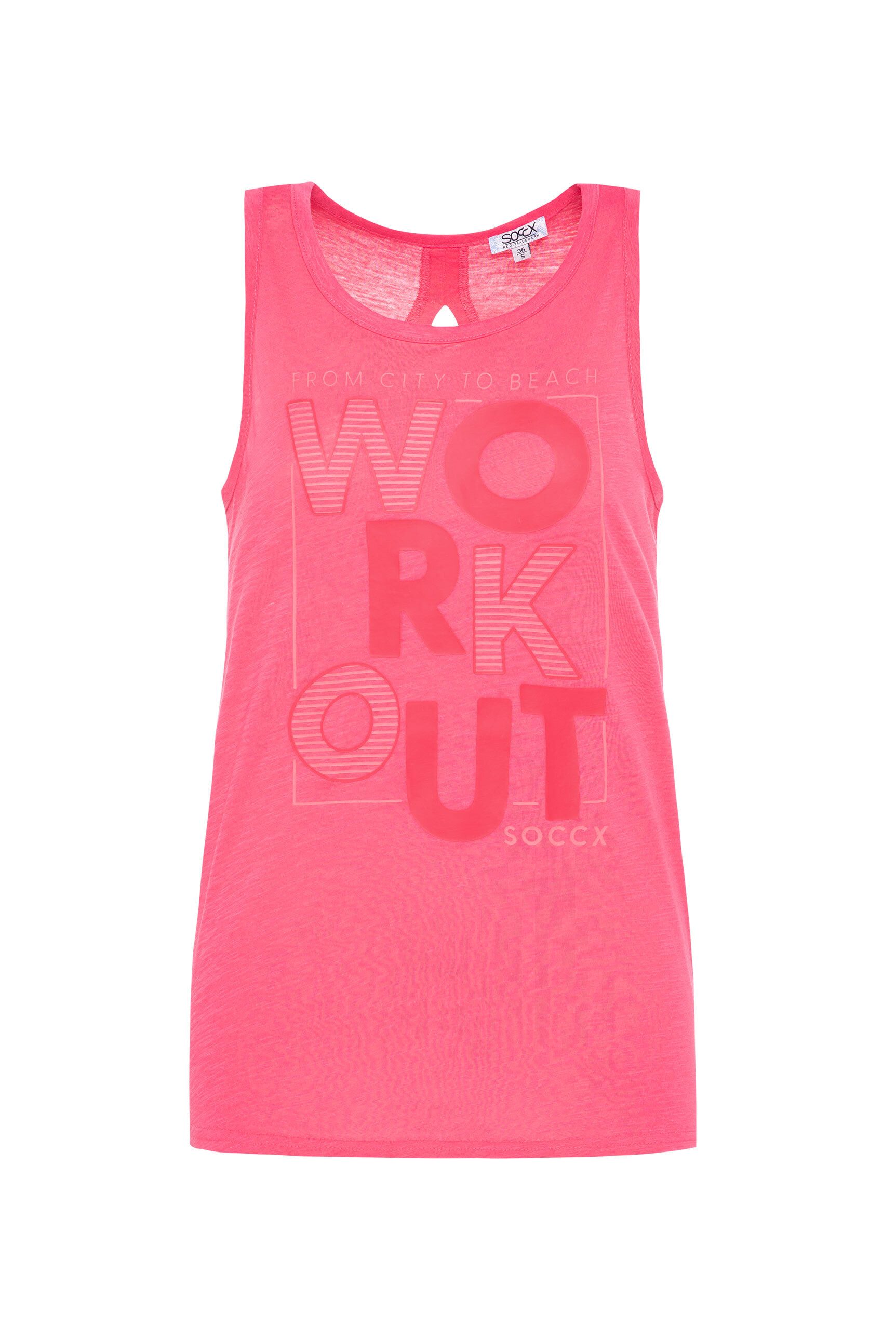 SOCCX Tanktop, aus Baumwolle günstig online kaufen