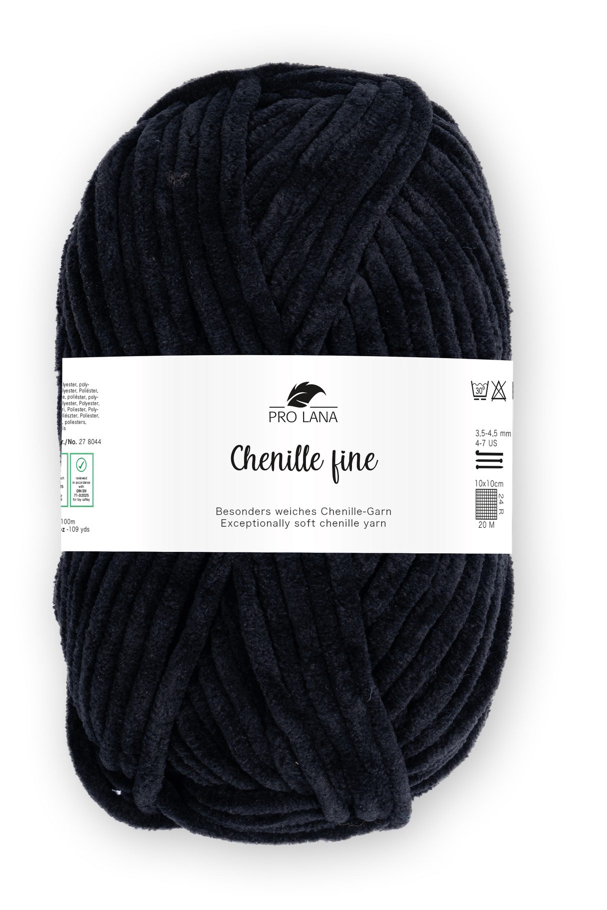 Pro Lana Pro Lana CHENILLE fine 50 g besonders weiches Chenille Garn 100 m Häkelwolle, 100 m (besonders feines, weiches Garn, ideal für kuschelige und hautnahe Projekte), 50 g