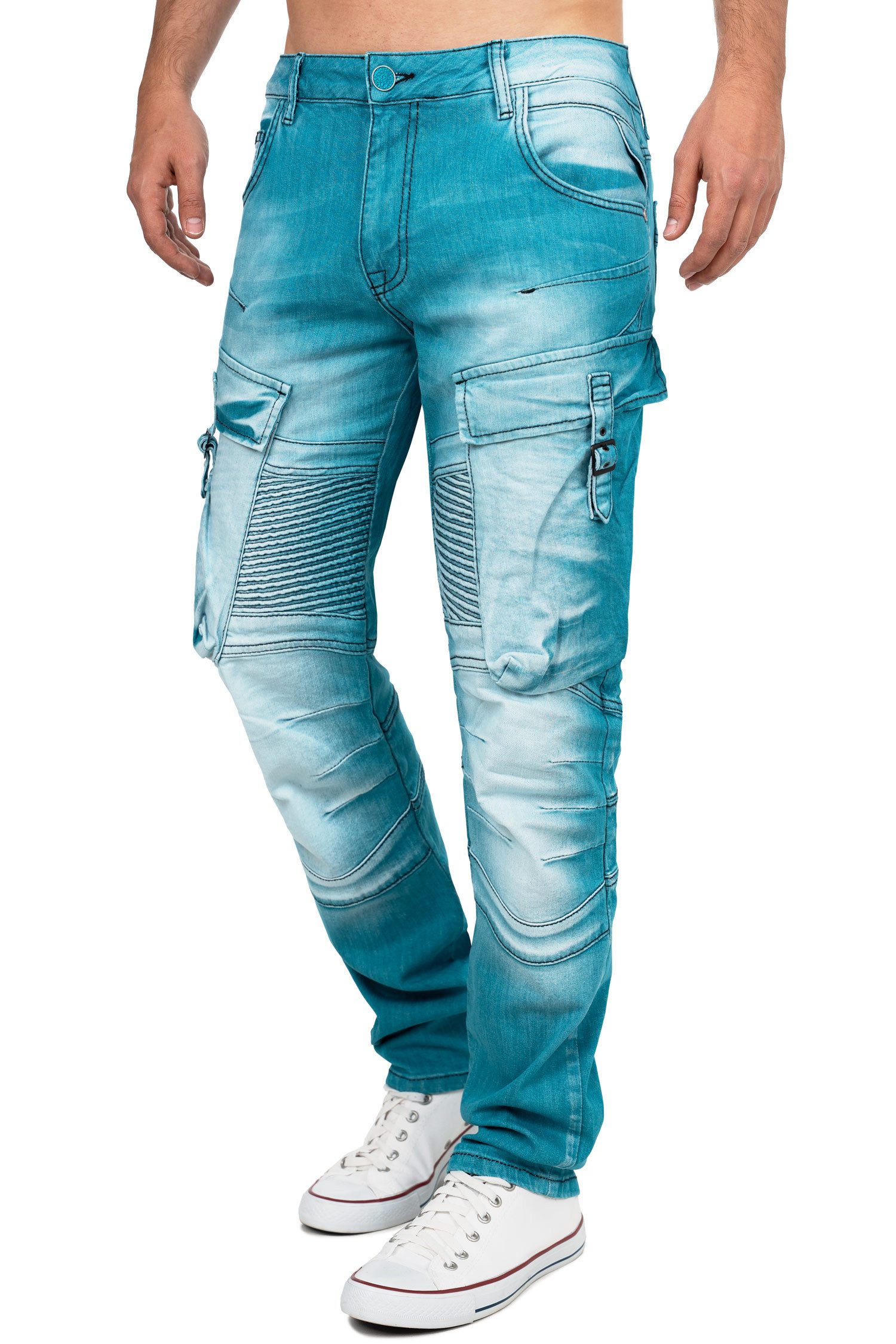 Cipo & Baxx Bikerjeans Herren regular günstig online kaufen