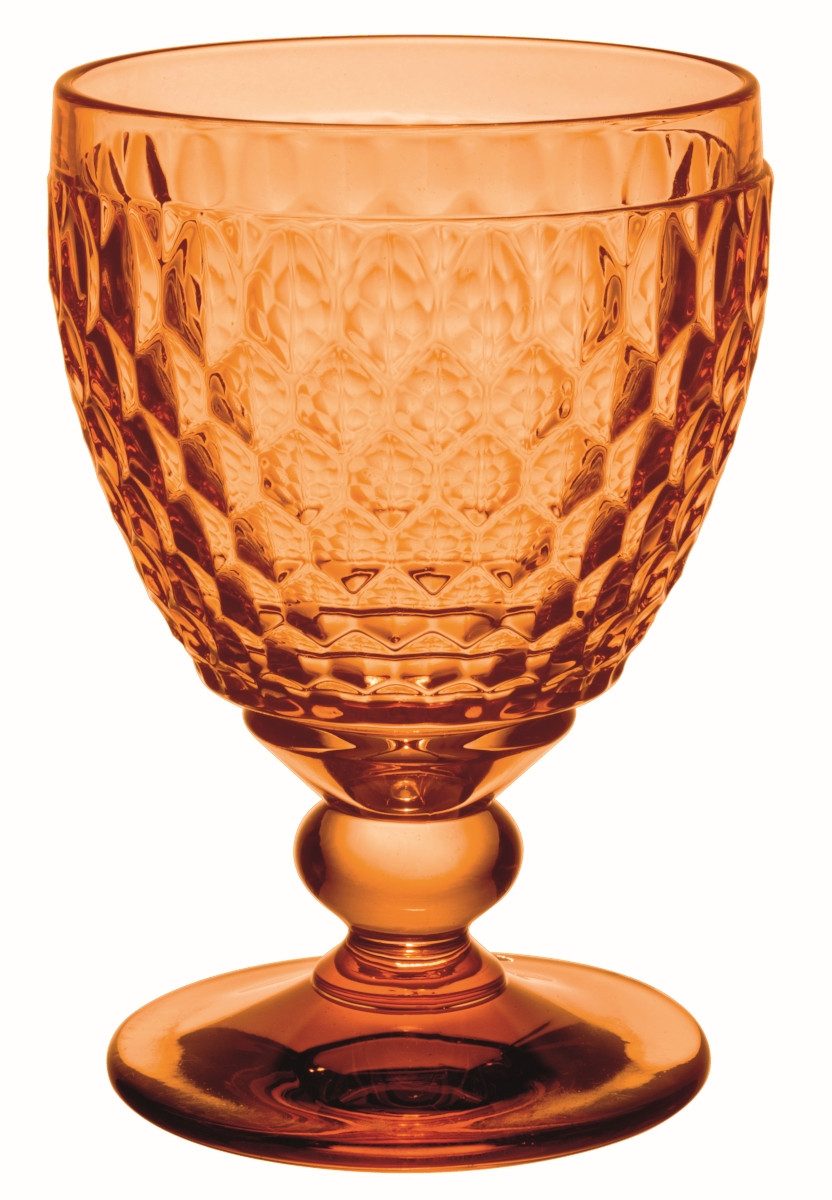 Villeroy & Boch Glas Boston coloured Wasserglas apricot 350 ml, Kristallglas