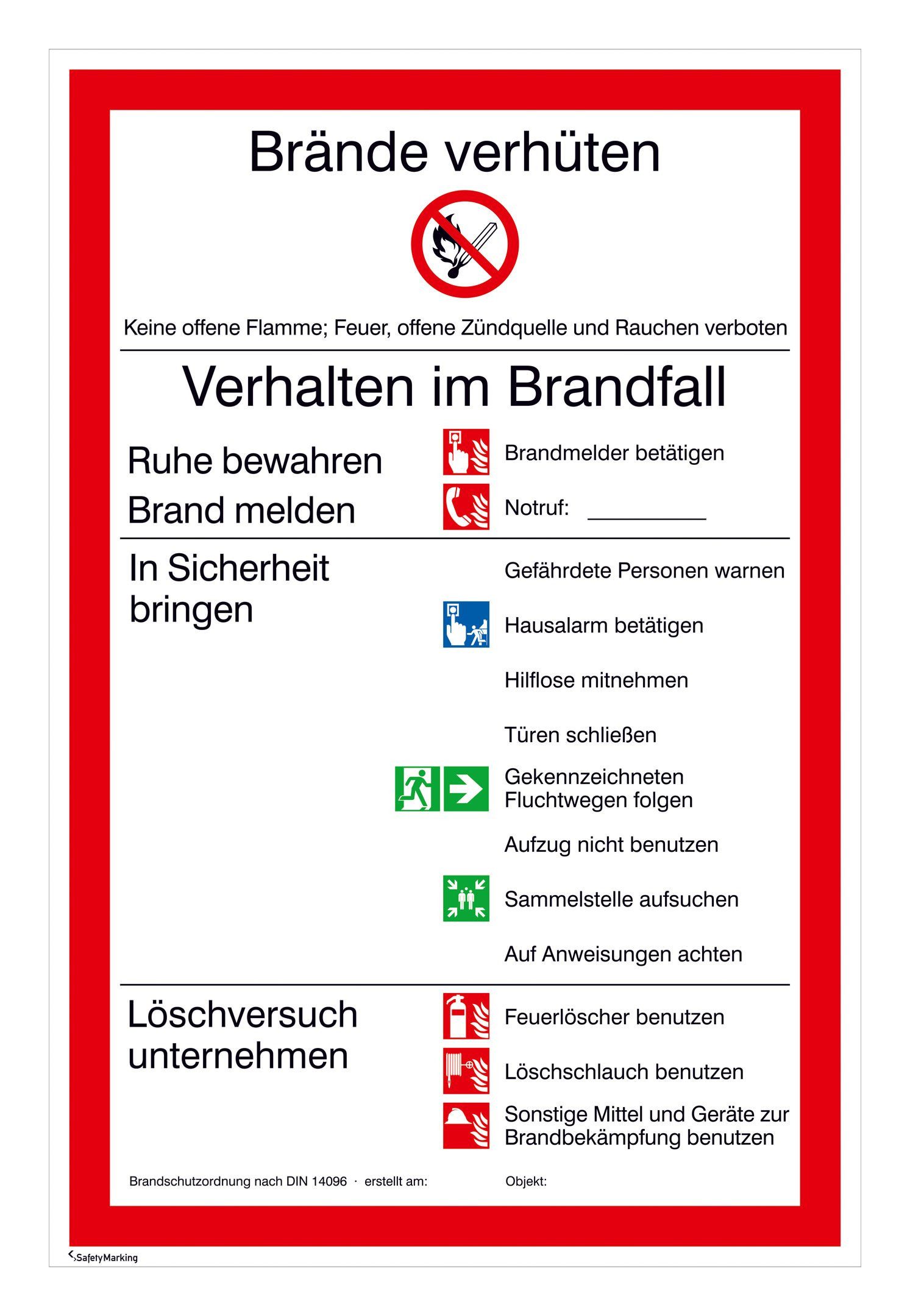 Hinweisschild