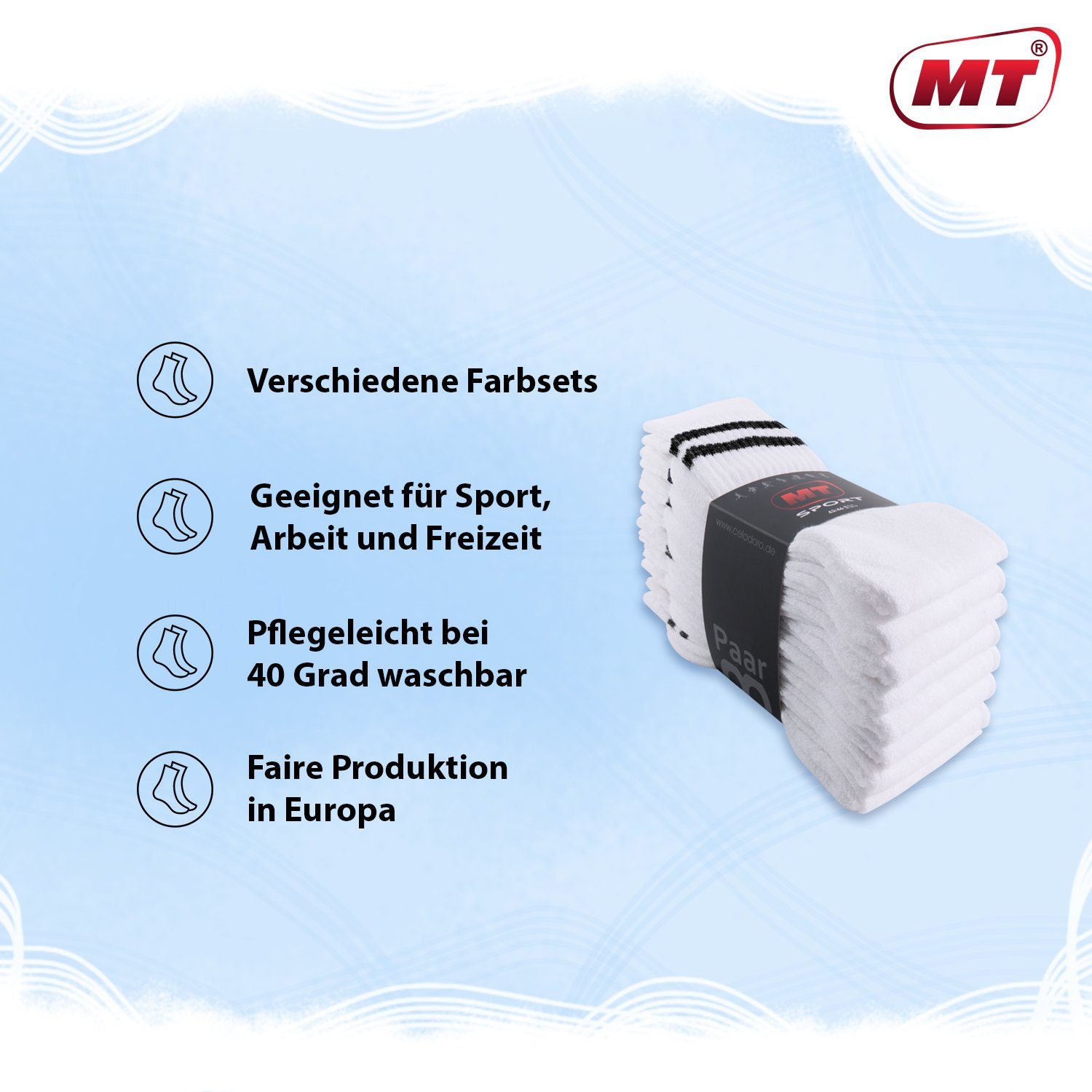 MT Tennissocken 8 Paar, 16 Paar günstig online kaufen