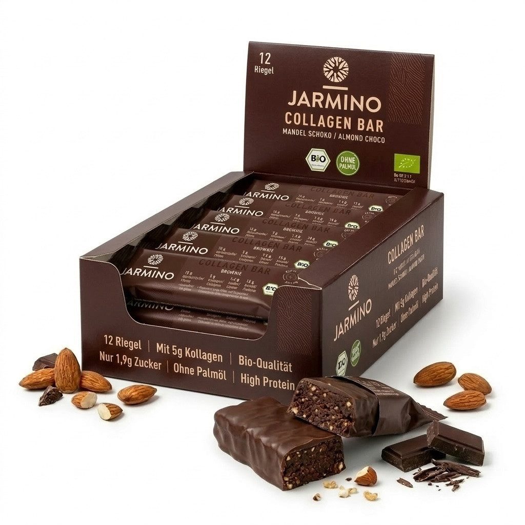 JARMINO Kollagenriegel Brownie Riegel, 12 er