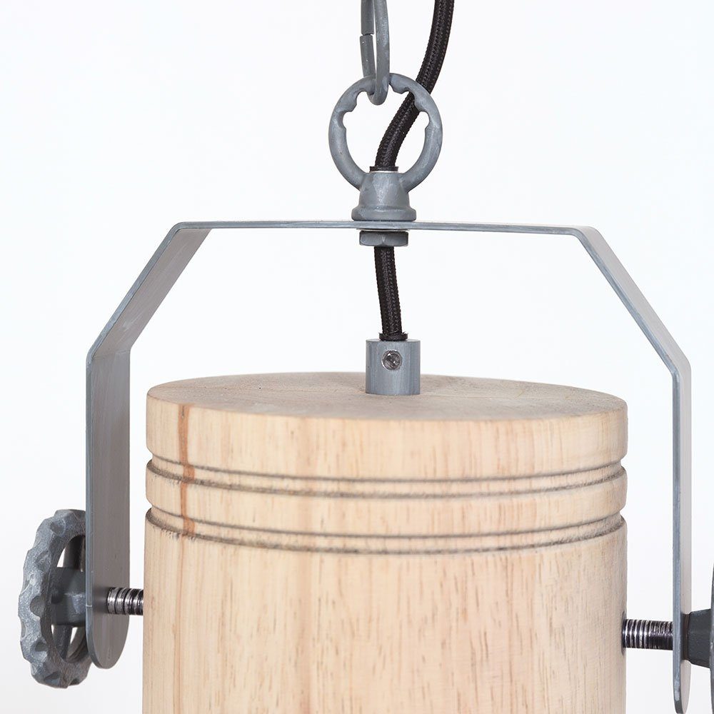 Steinhauer LIGHTING Pendelleuchte, nicht Küchenleuchte Holz Metall Esstischleuchte inklusive, Leuchtmittel Hängelampe Pendelleuchte