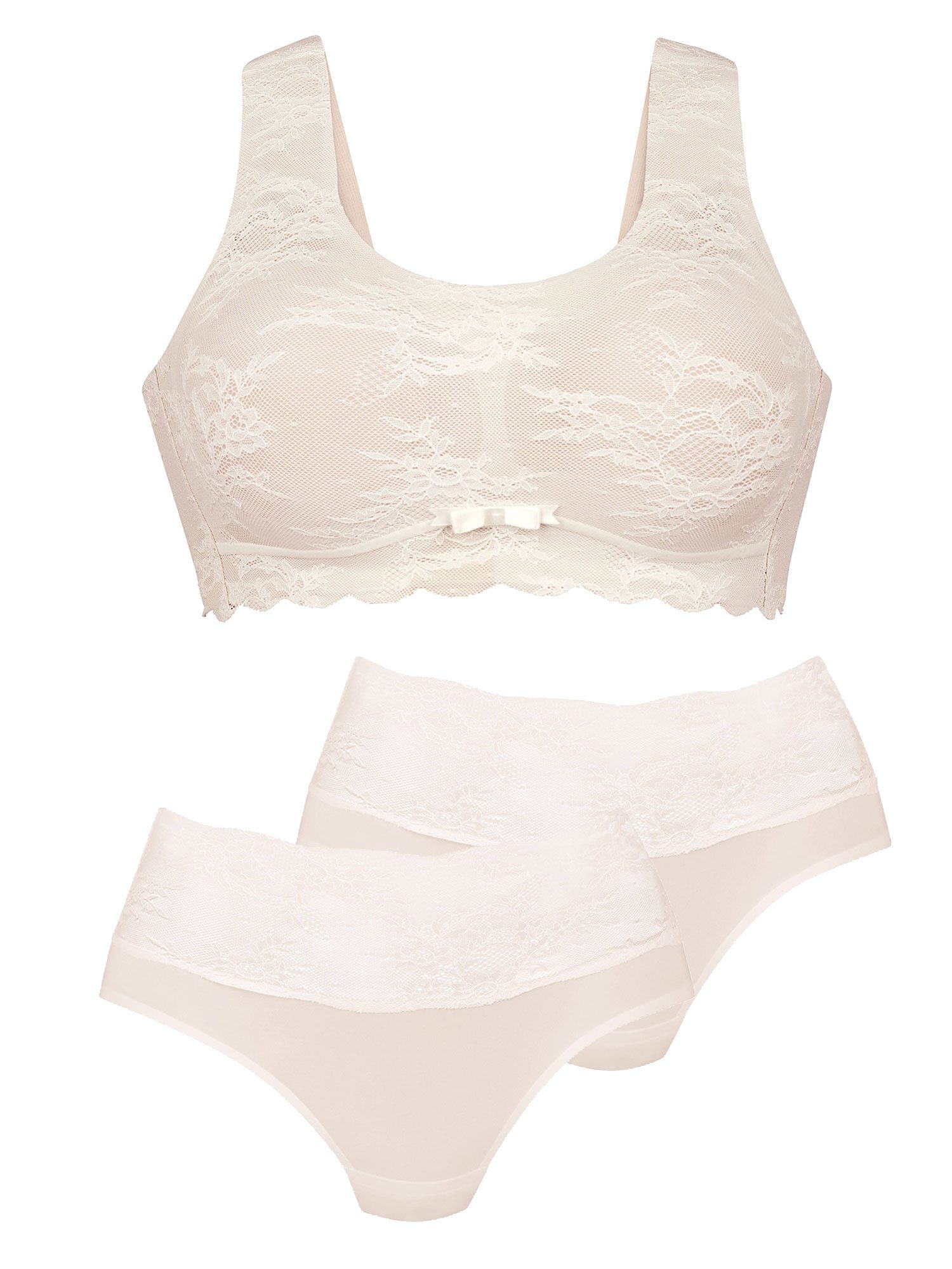 Anita since 1886 Set: Bralette-BH 3er Pack Bralette & Seamless High Waist Essential (Spar-Set, 3-tlg)