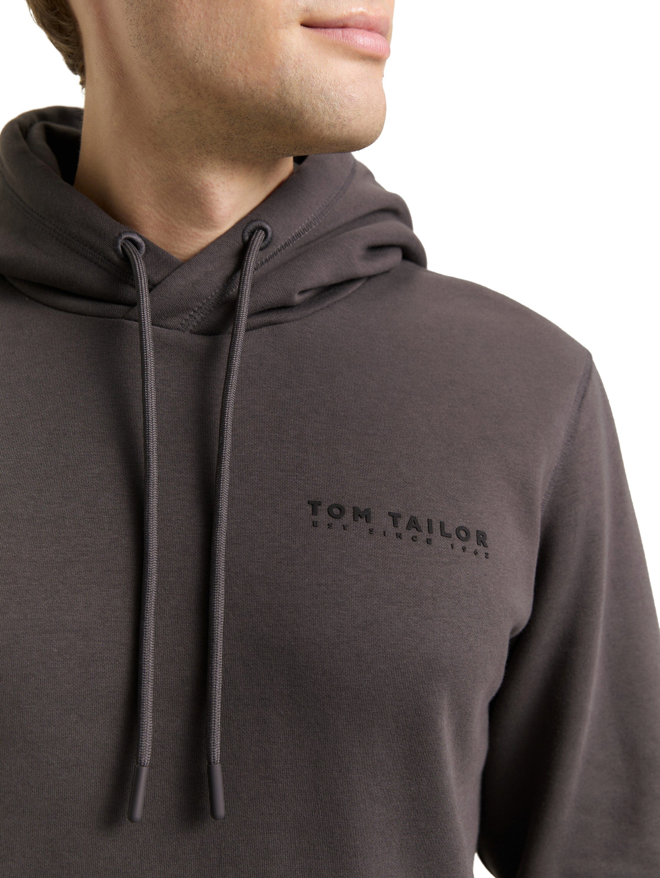 TOM TAILOR Hoodie mit Logo Stickerei
