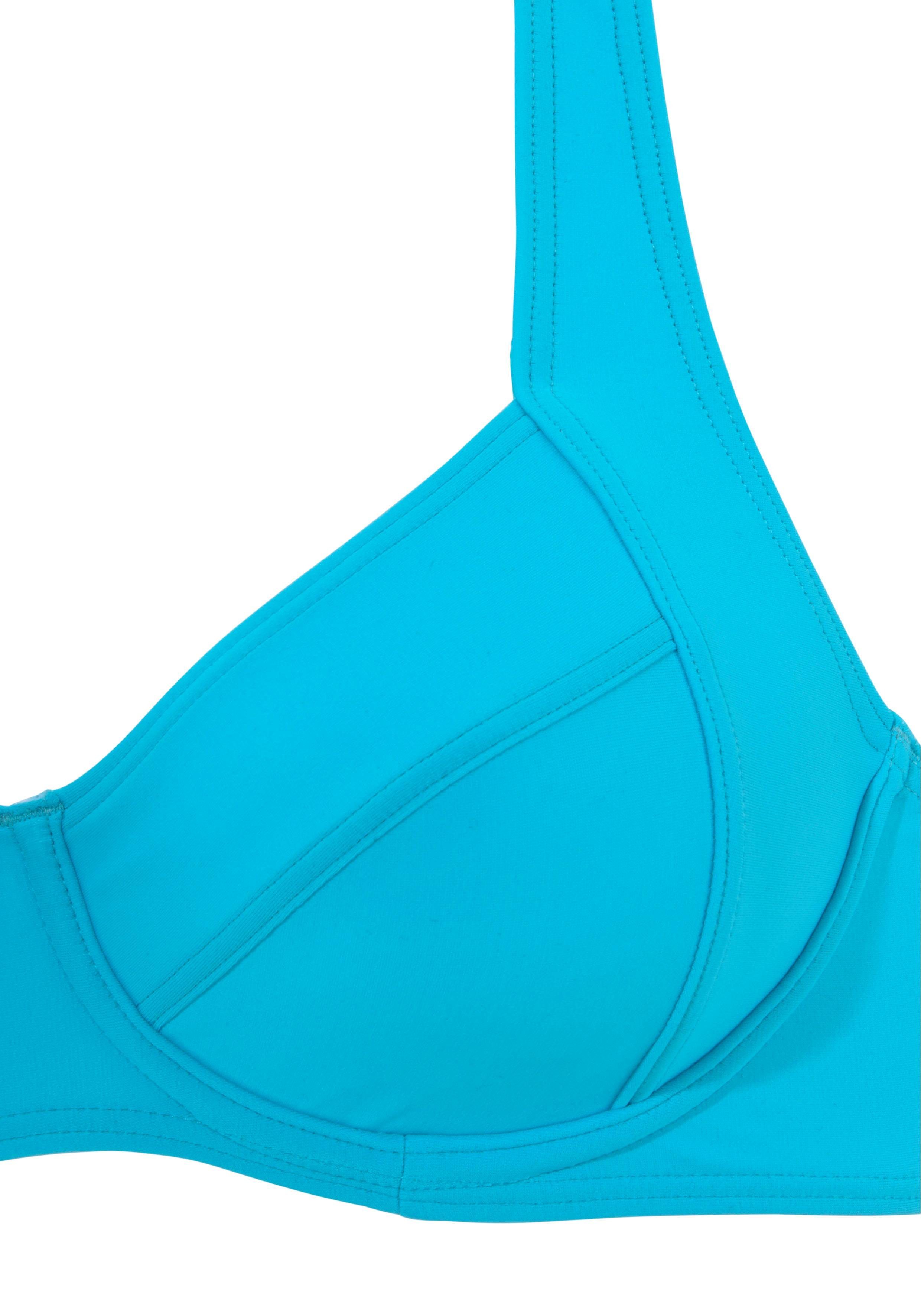 LASCANA Bügel-Bikini Annelie mit seitlich geraffter Bikinihose