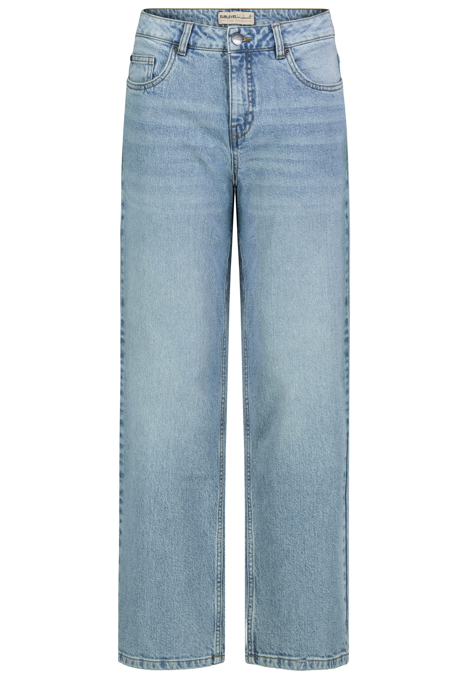 SUBLEVEL Straight-Jeans Damen Denim Straight Leg mit Stretchanteil