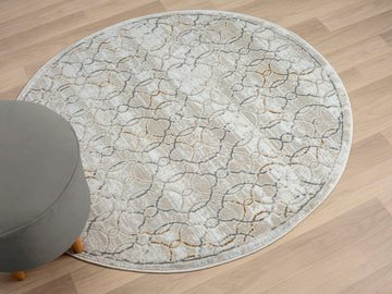 Teppich My Floor, Myflair Möbel & Accessoires, rund, Höhe: 10 mm, Kurzflor, Retro-Style, besonders weich durch Microfaser