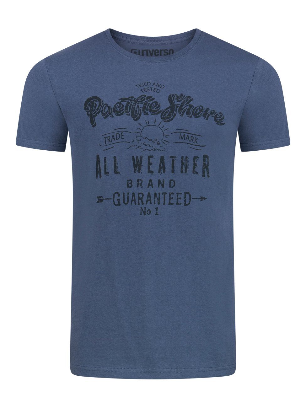 riverso T-Shirt Herren Printshirt RIVLeon Regular günstig online kaufen