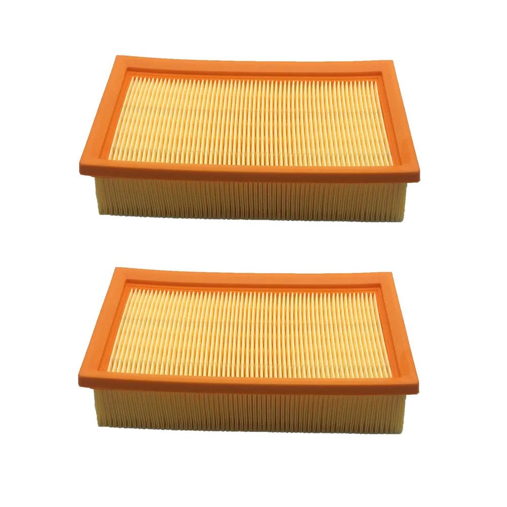 Trade-Shop Flachfaltenfilter 2x passend für Kärcher 2000E 2000TE 3500 3500E 3501 3501E K3501, für Staubsauger / Nass- und Trockensauger, (2-St), Flachfaltenfilter / Lamellenfilter / Luftfilter
