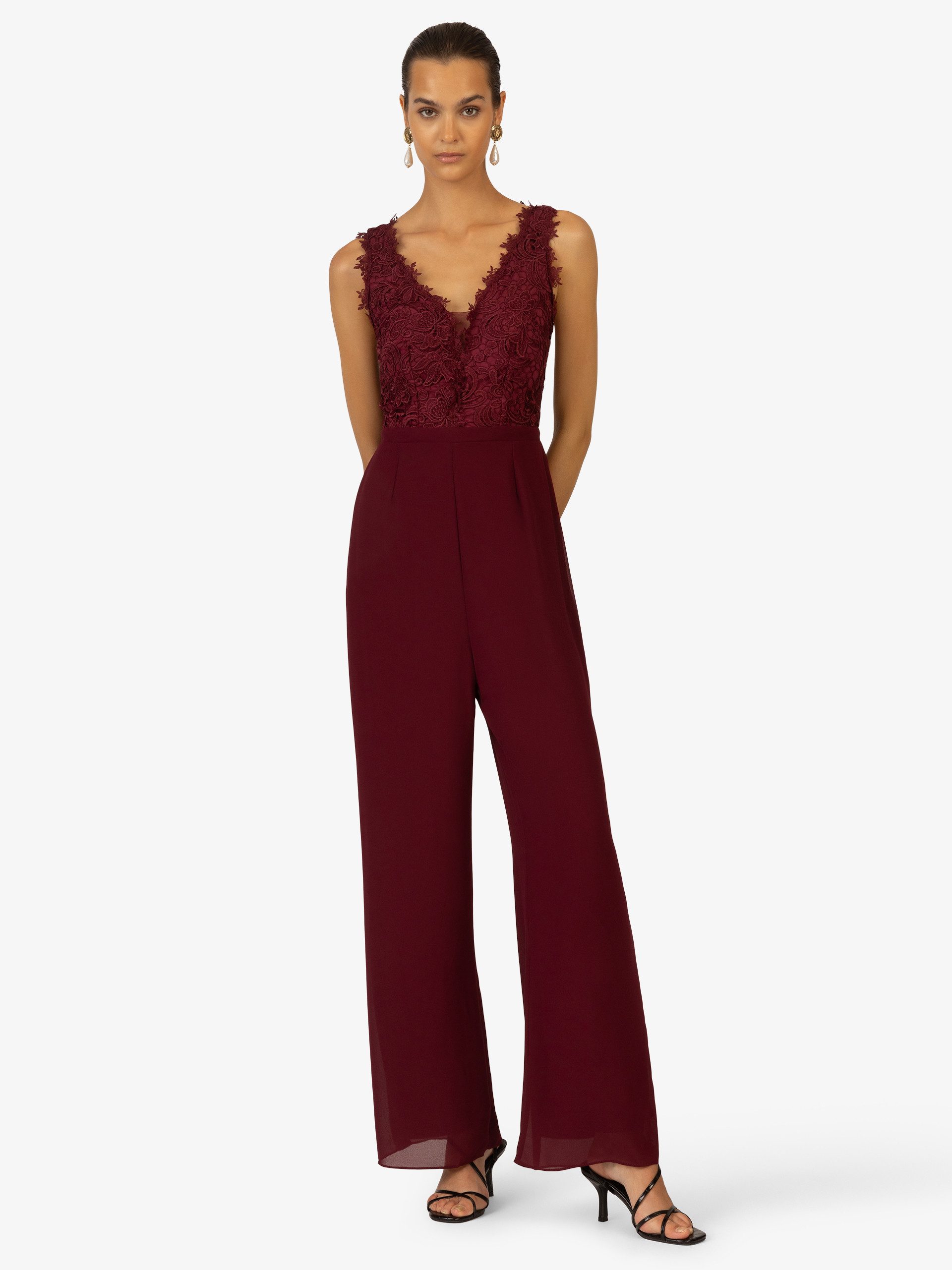 Kraimod Jumpsuit mit Spitzenoberteil günstig online kaufen
