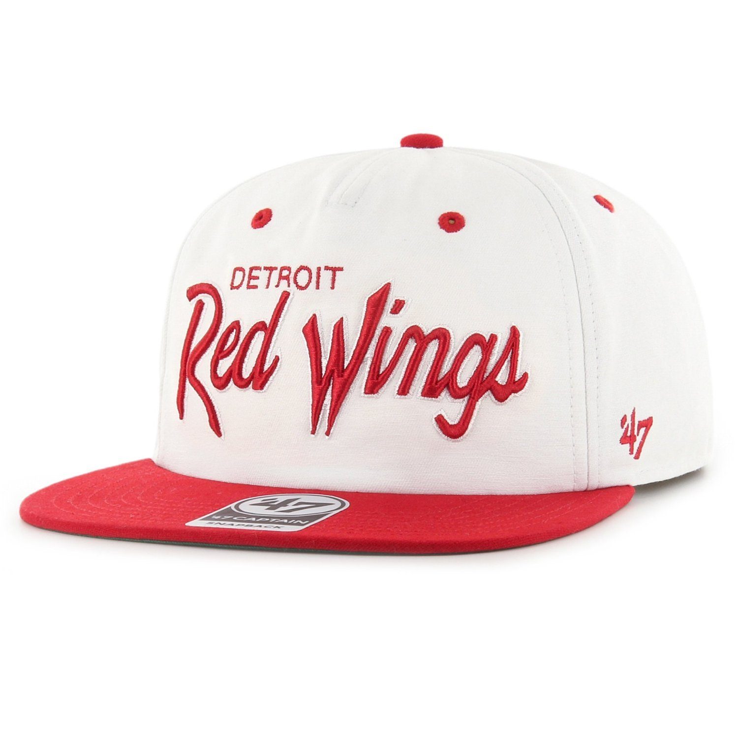 Snapback Detroit Cap Red offwhite '47 CROSSTOWN Brand Wings