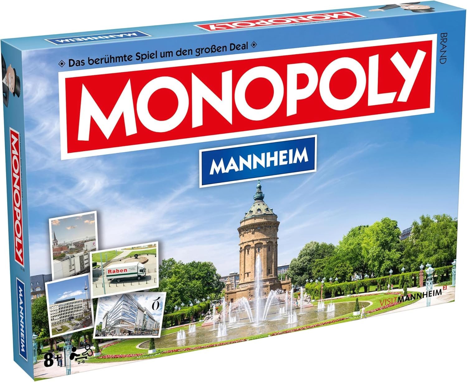 Winning Moves Spiel Monopoly - Mannheim, Brettspiel