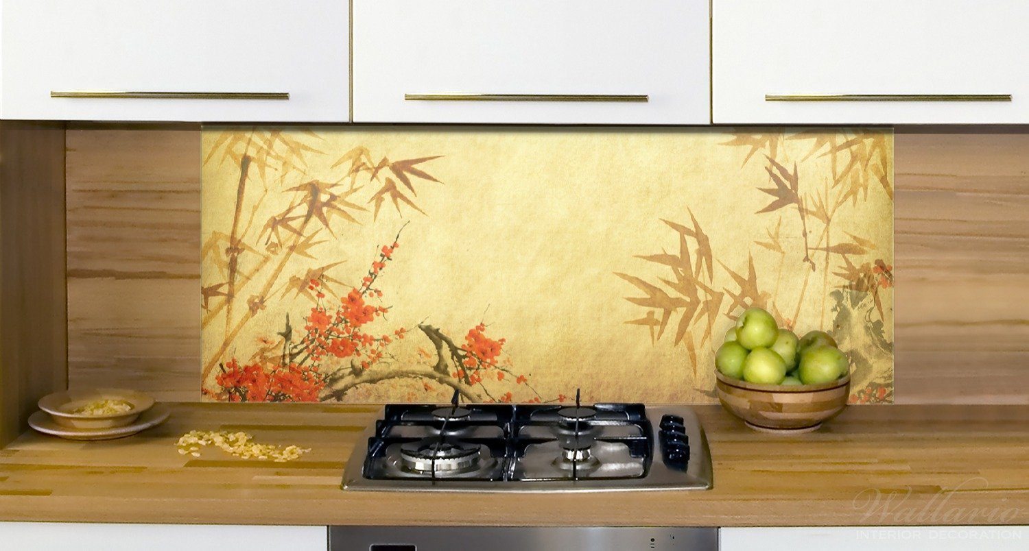 Wallario Küchenrückwand mit Herbststimmung  Papyrus alter (1-tlg) Herbstmotiven