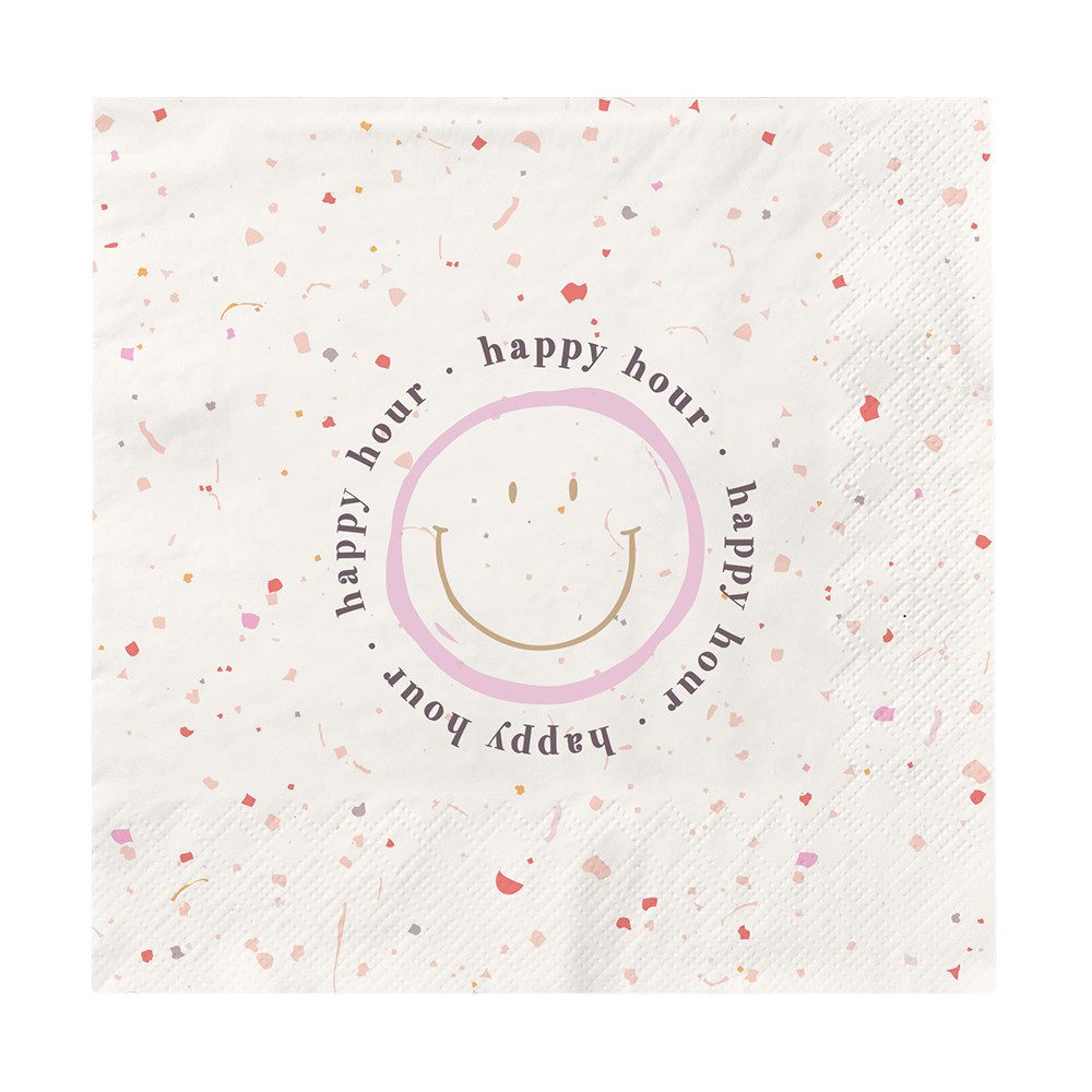 Grafik Werkstatt Papierserviette Grafik-Werkstatt Cocktail-Servietten, (Packung, 20 St., 1 Pack), Farben auf Wasserbasis, Chlorfrei gebleichtes Papier