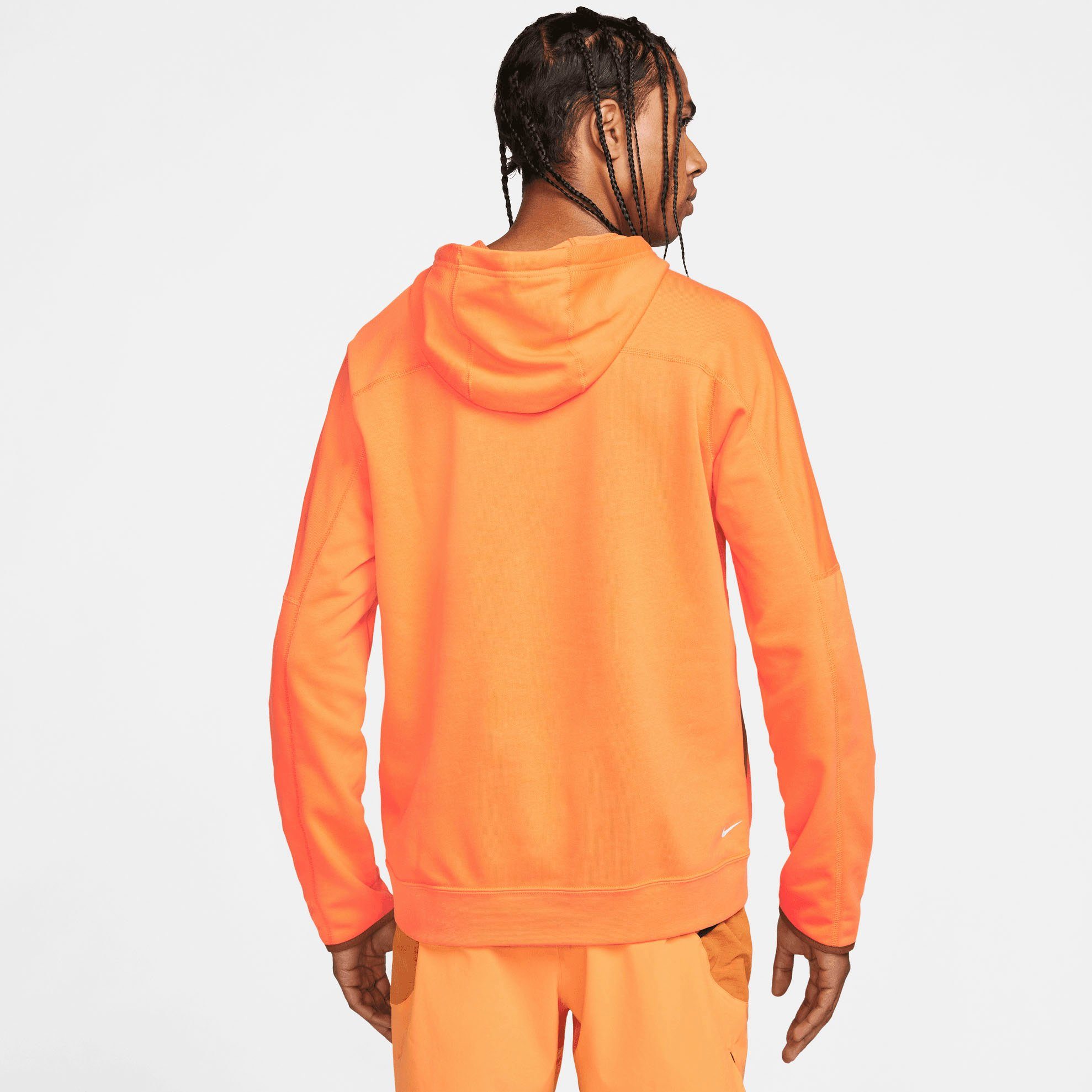 TRAIL PULLOVER Kapuzensweatshirt RUNNING Nike MEN'S HOODIE TRAIL HOUR DRI-FIT MAGIC orange