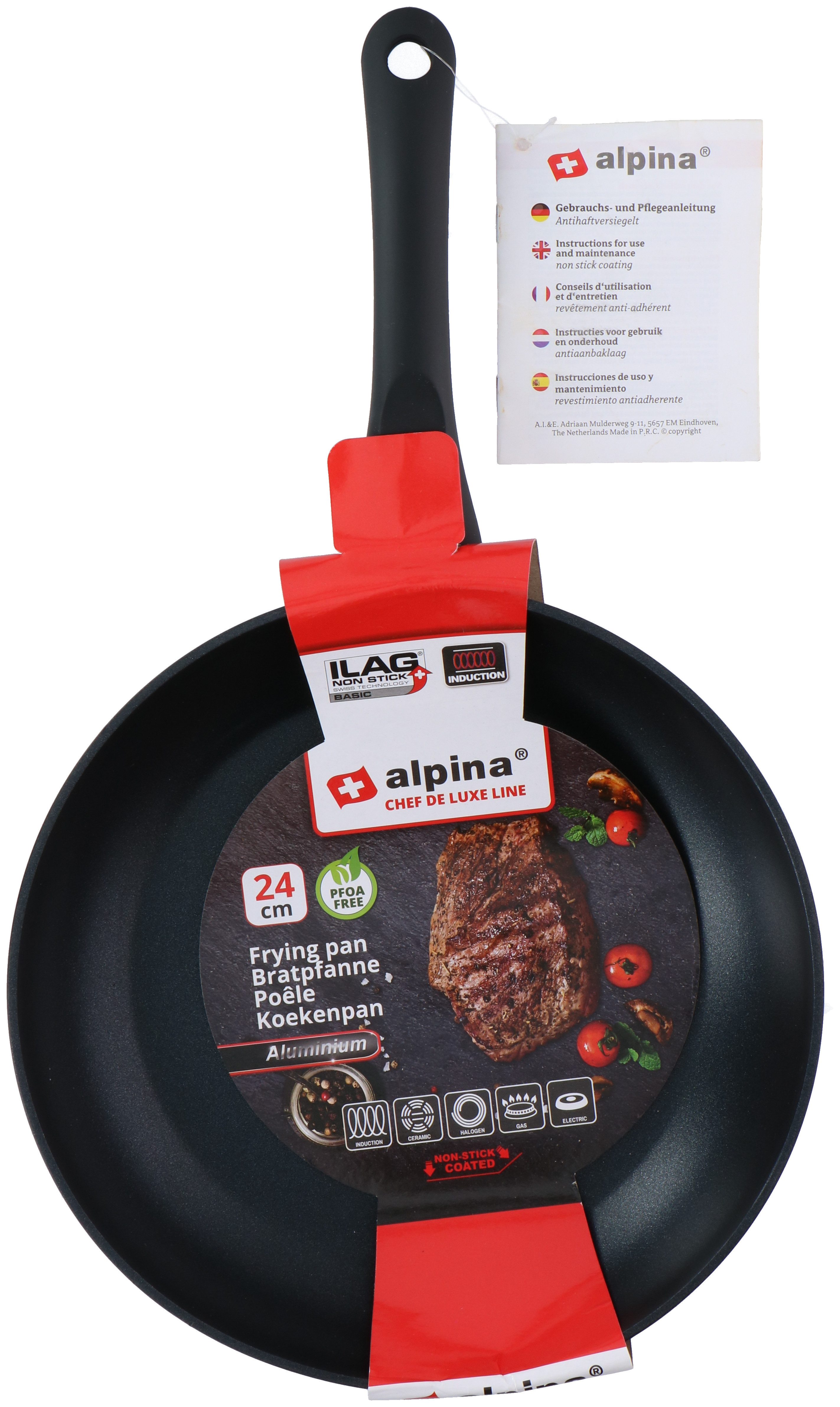 Alpina Grillpfanne alpina Bratpfanne Ø24cm
