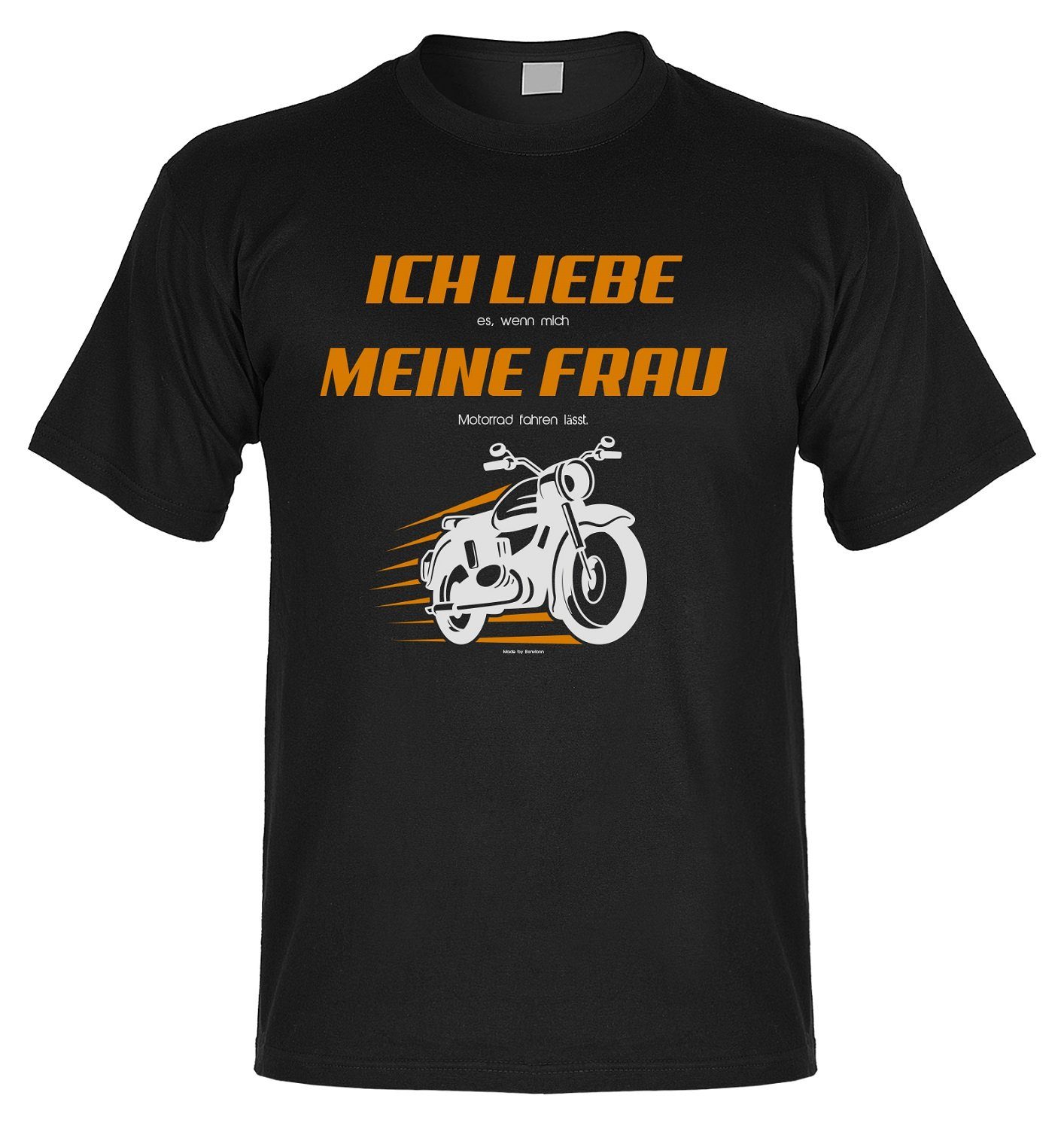 Bonvionn Print-Shirt Ich liebe es wenn günstig online kaufen