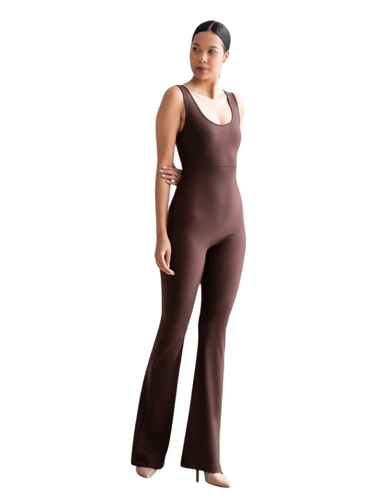 Lismina Jumpsuit Spanish Scrunch Butt Jumpsuit Atmungsaktiv, Elastischer Bund