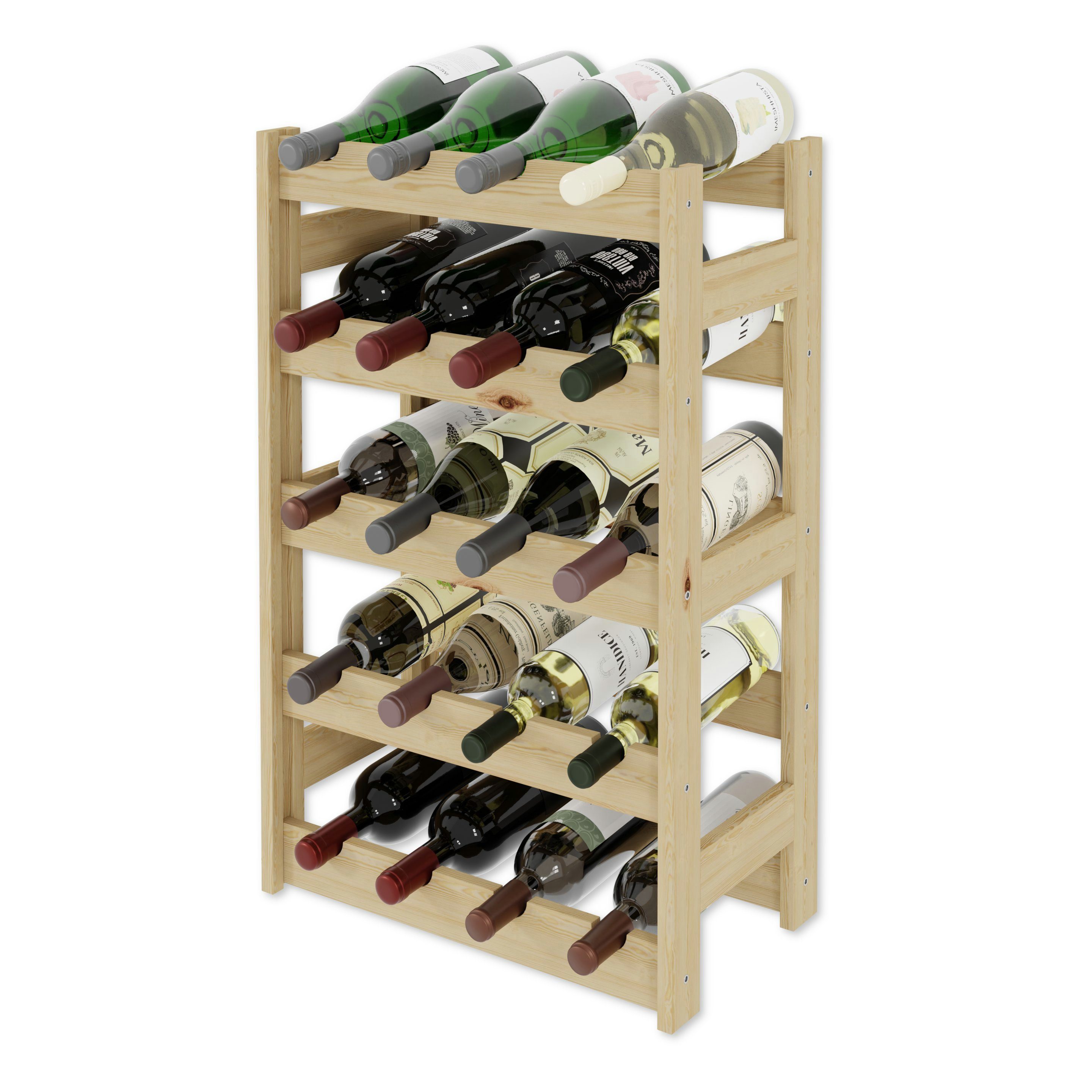 Lenmar Weinregal Lenmar Weinregal Weinregal Holz Flaschenregal für 12 - 91 günstig online kaufen