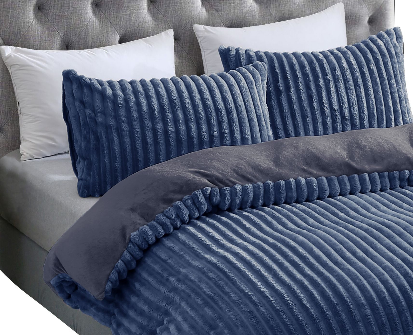 Leonado Vicenti Bettwäsche CORD Optik, Teddy Plüsch, Cashmere Touch, Fleece günstig online kaufen