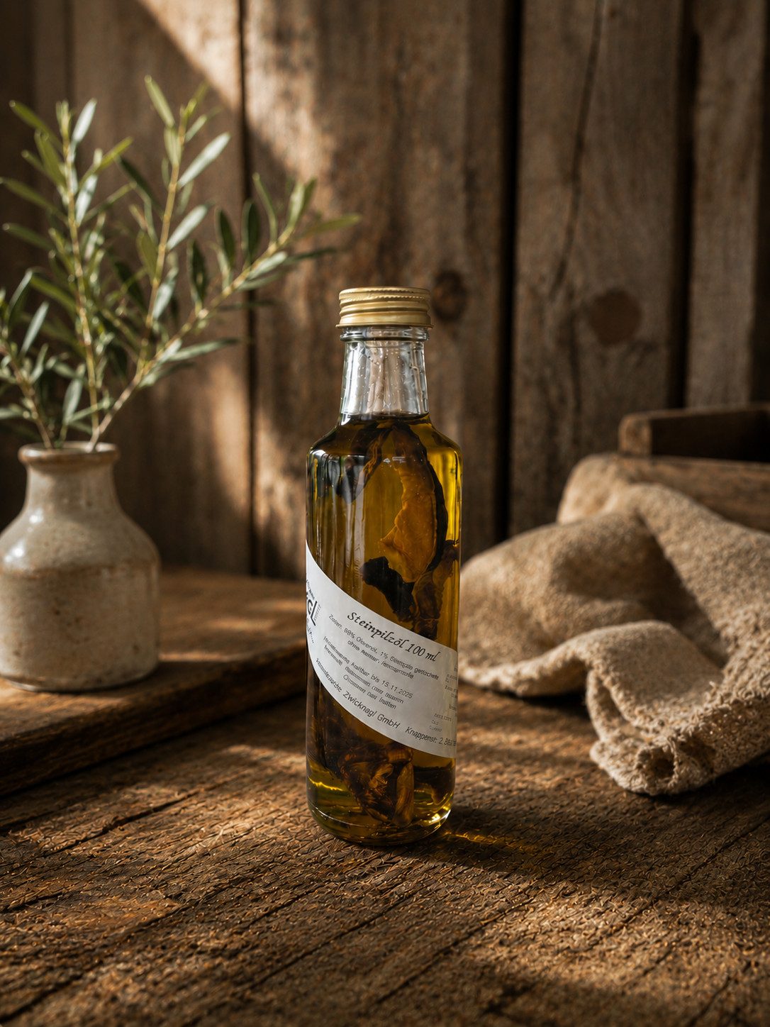 Waldfrüchte Zwicknagl Speiseöl Steinpilzöl 100 ml