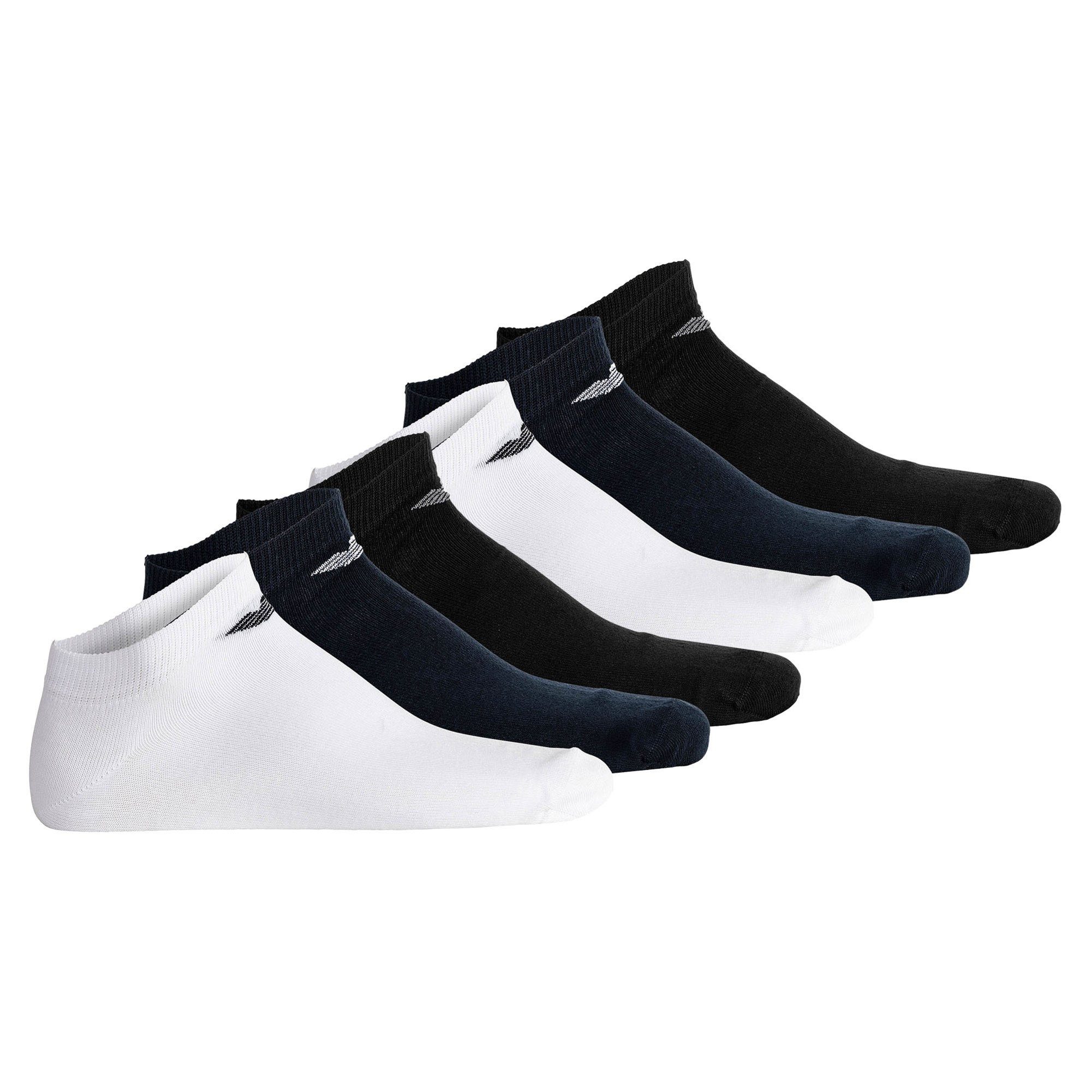 Emporio Armani Sneakersocken Herren Socken 6er Pack Baumwolle CASUAL COTTON 6P (Packung, 6er Pack)