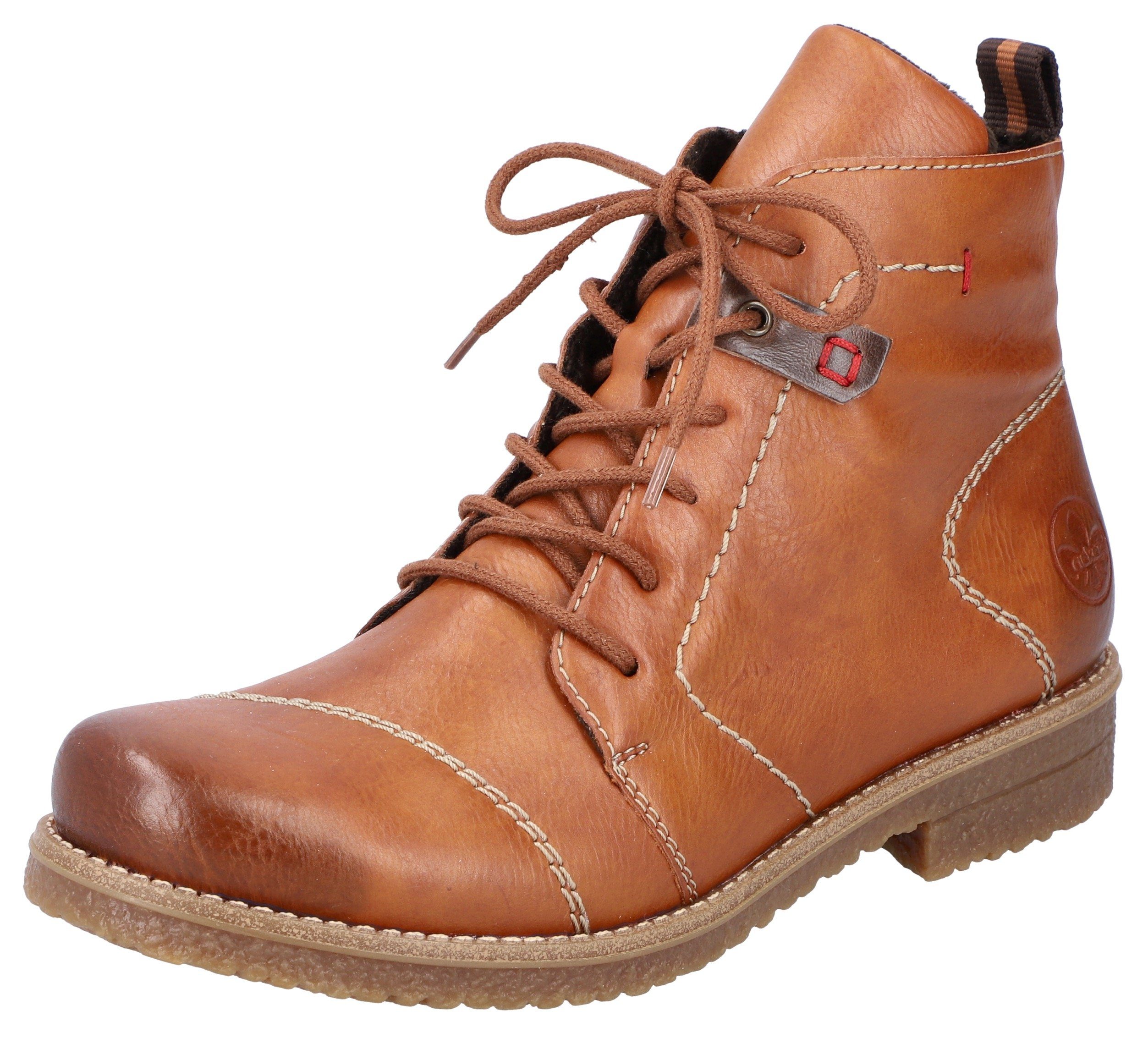 Rieker Schnürstiefelette mit toller Steppnaht günstig online kaufen