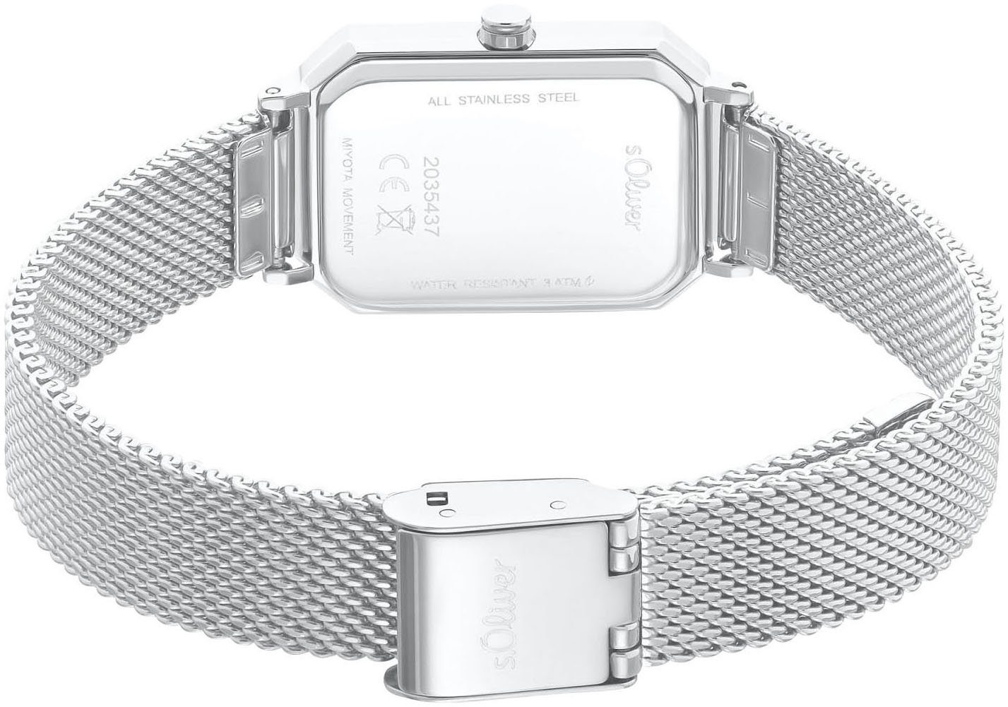 s.Oliver Quarzuhr 2035437, Armbanduhr, Damenuhr, analog, günstig online kaufen