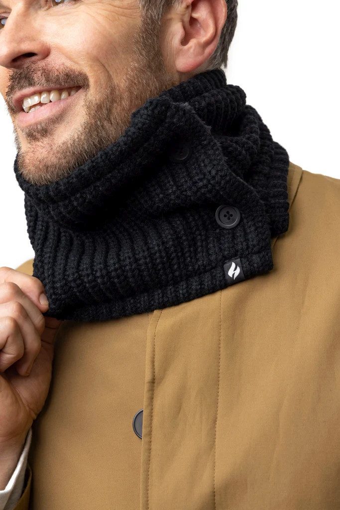 Heat Holders Halswärmer Unisex-Halswärmer mit Knopfleiste günstig online kaufen