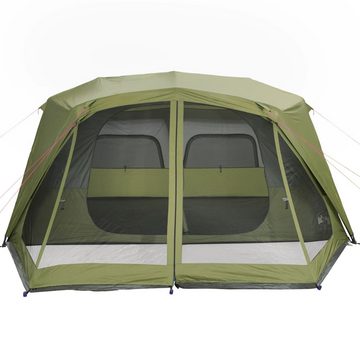 vidaXL Vorzelt Campingzelt 10 Personen Grün 443x437x229 cm