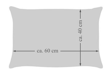 Kissenbezug Kopfkissenbezug: 60x40 mit Reißverschluss, Amilian, Wunderschöne Muster