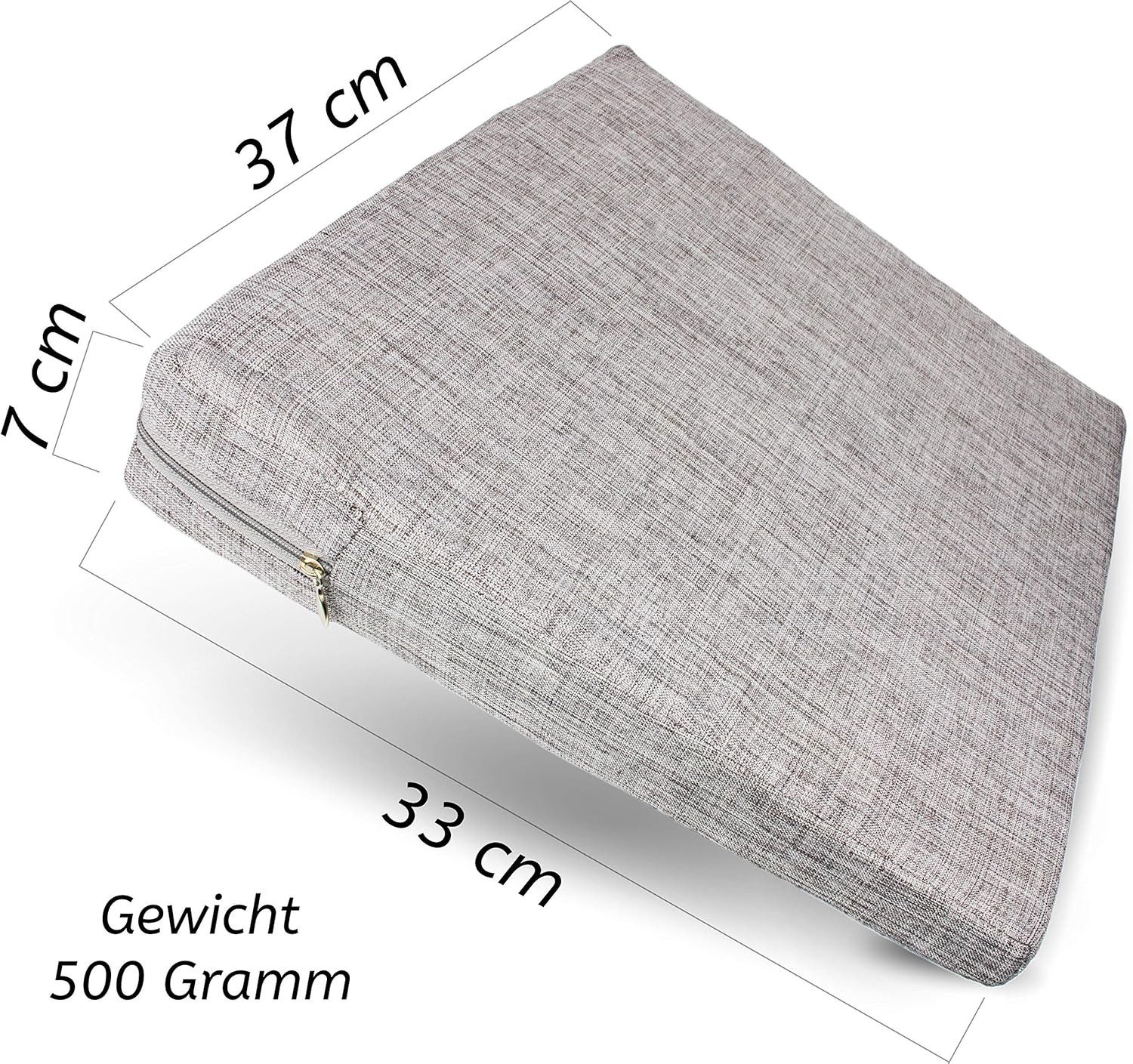 Seatwith Keilkissen - Bequemer Sitzkeil mit weichem Bezug und Tragetasche, günstig online kaufen